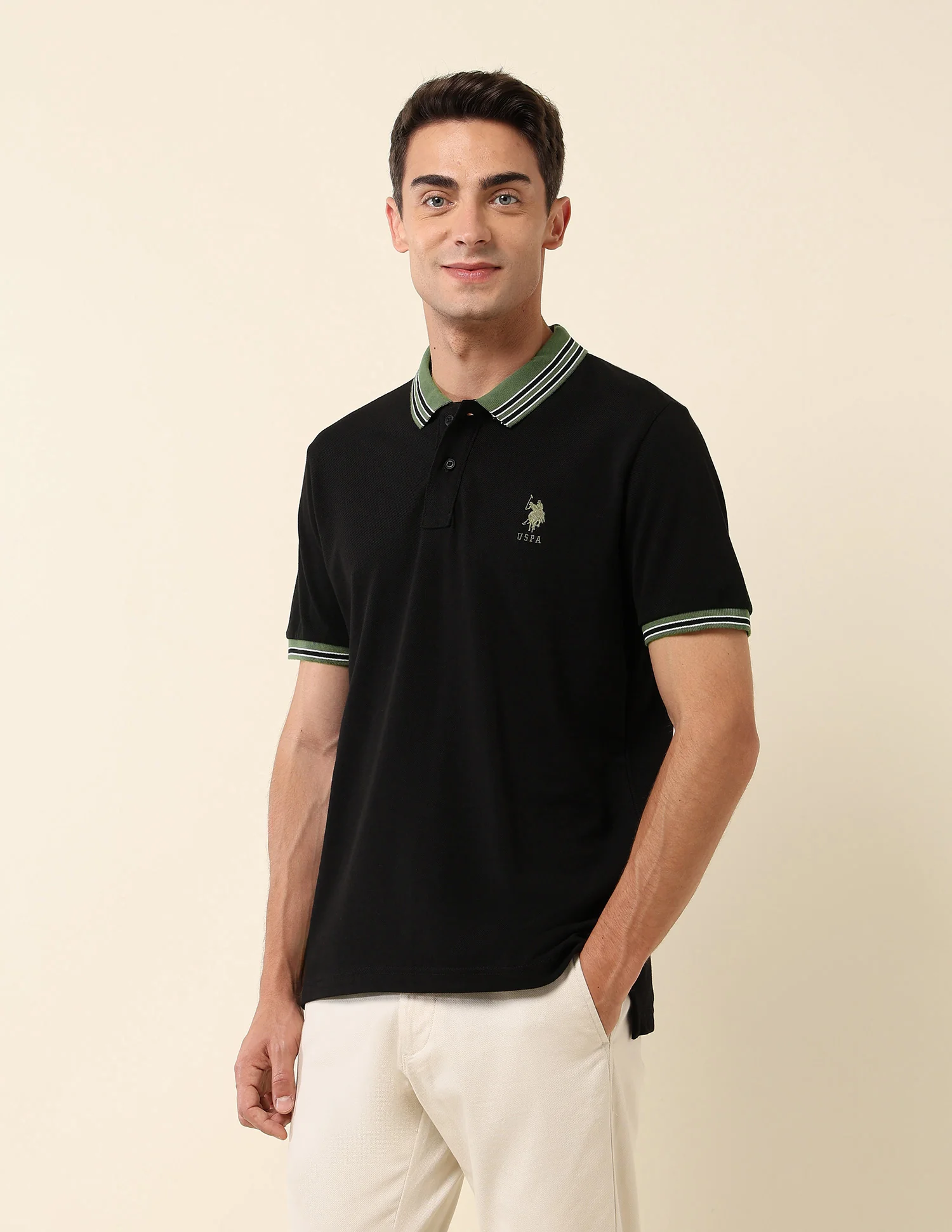 Pure Cotton Slim Fit Polo Shirt - Image 4