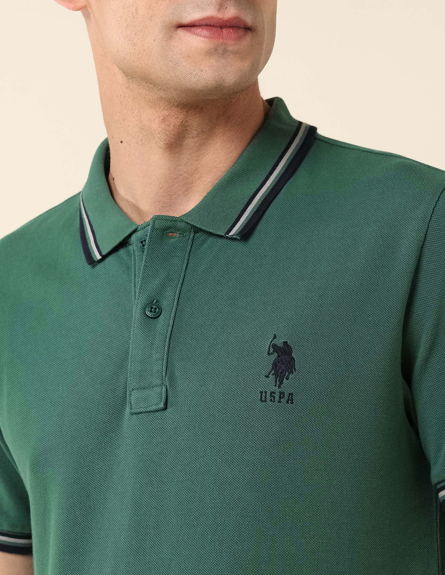 Pure Cotton Slim Fit Polo Shirt - Image 7