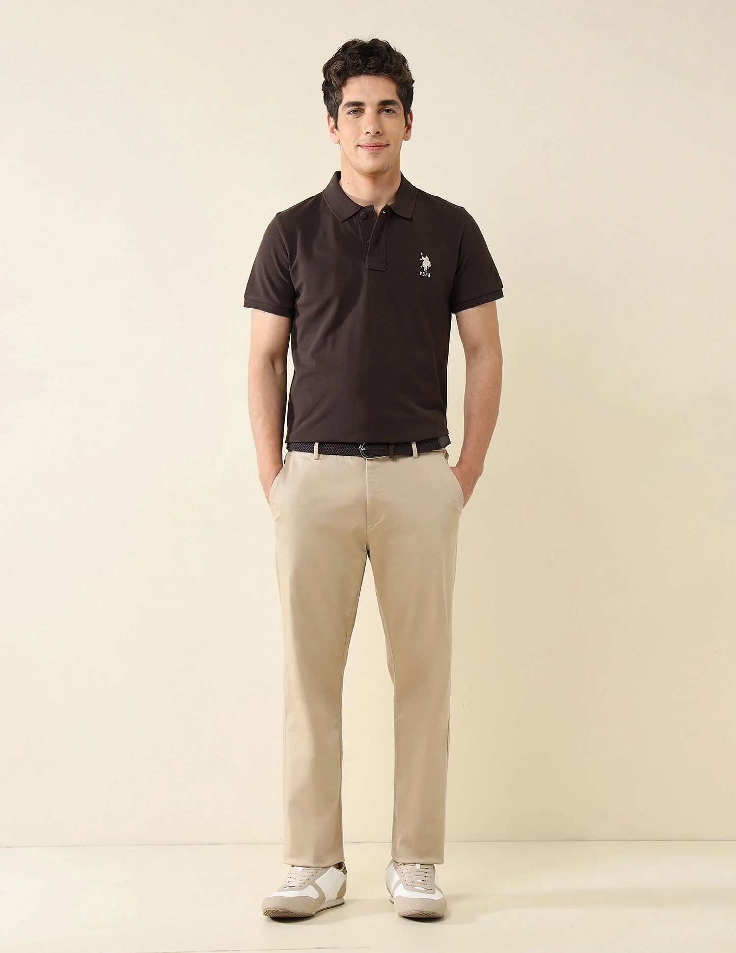 Pure Cotton Slim Fit Polo Shirt - Image 3