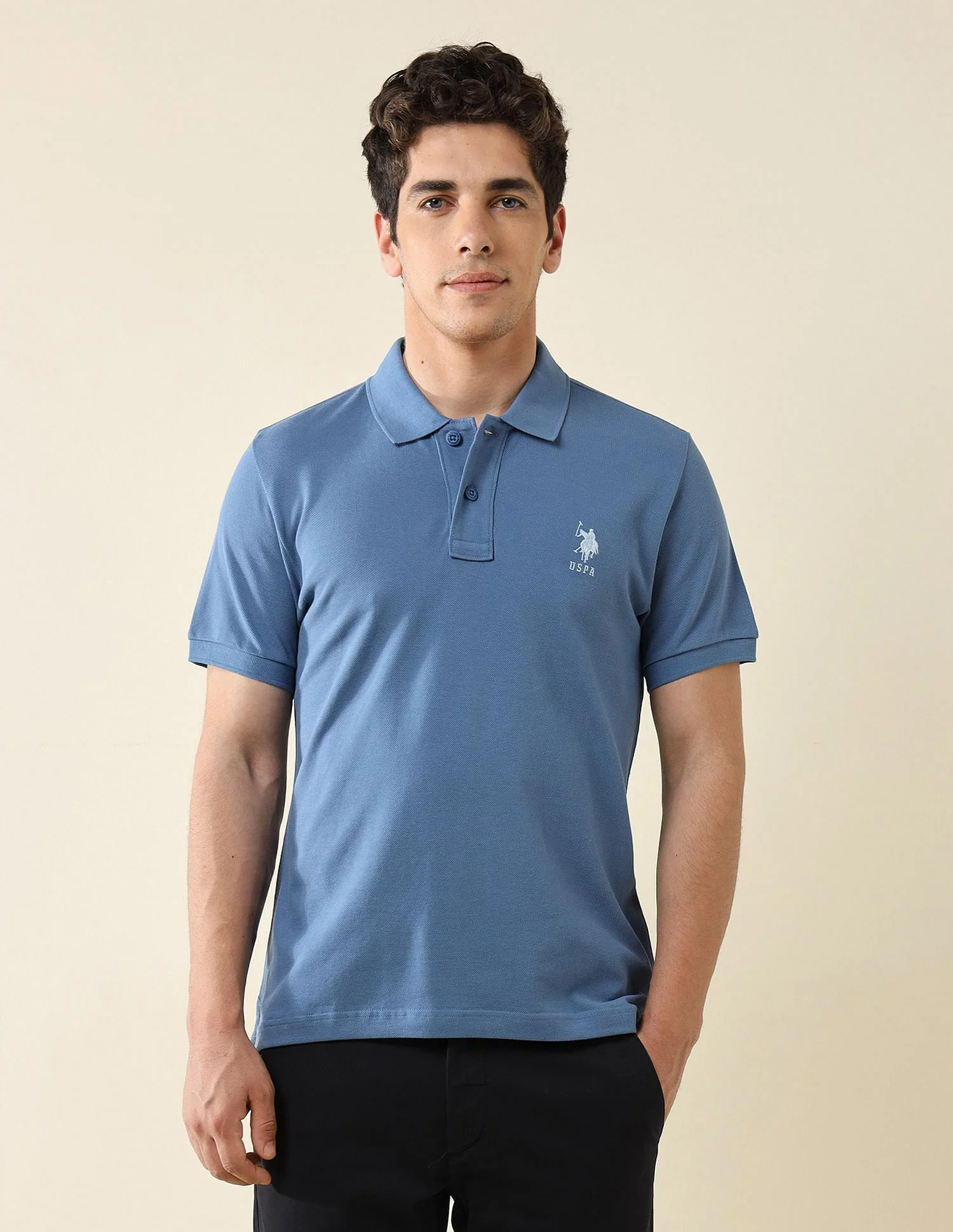 Pure Cotton Slim Fit Polo Shirt - Image 6