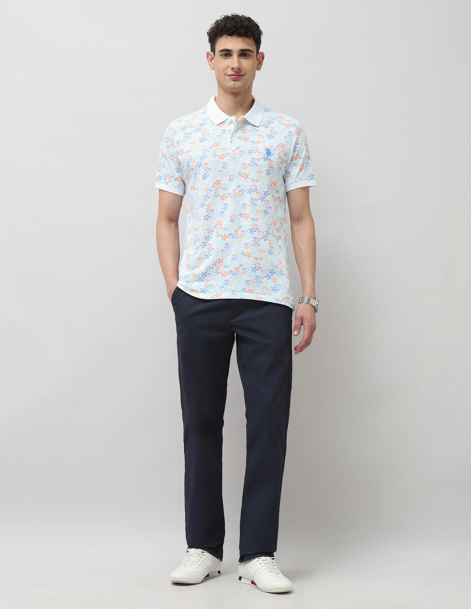 Pure Cotton Slim Fit Polo Shirt - Image 3