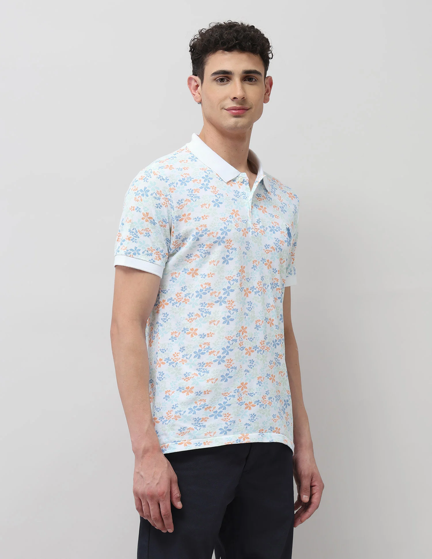 Pure Cotton Slim Fit Polo Shirt - Image 4