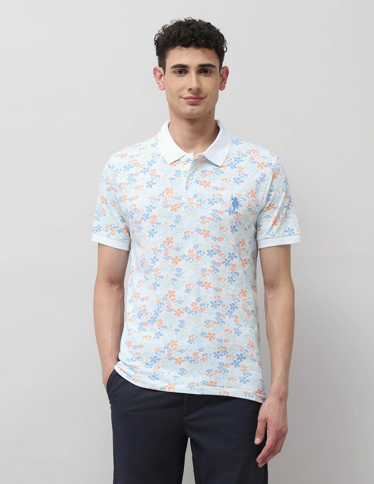Pure Cotton Slim Fit Polo Shirt - Image 6