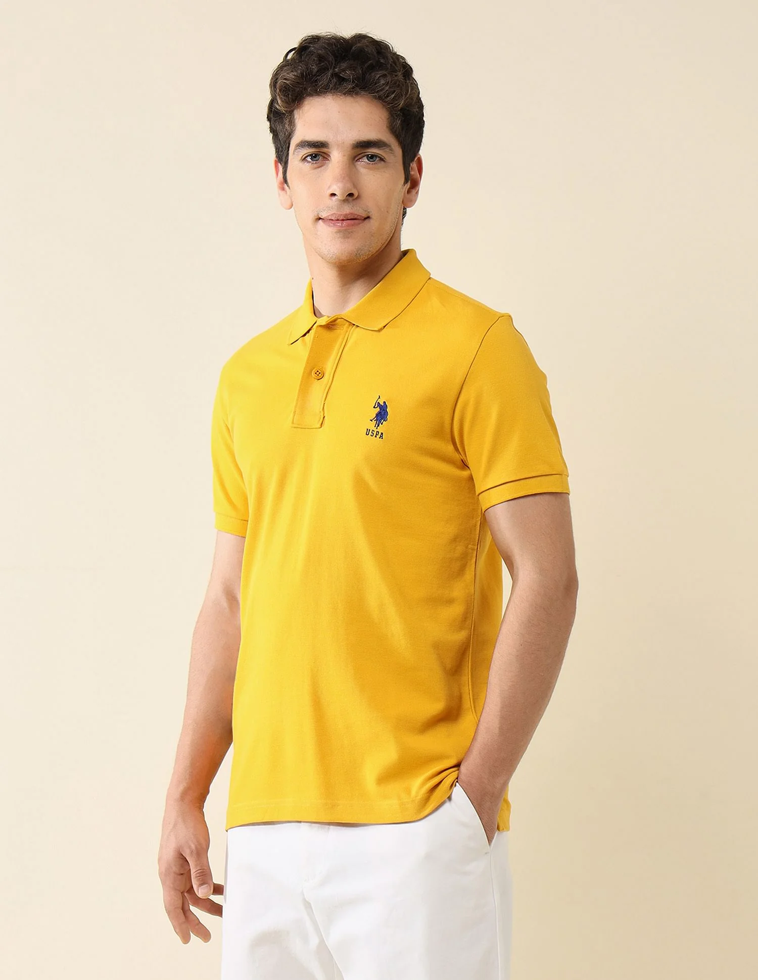 Pure Cotton Slim Fit Polo Shirt - Image 4