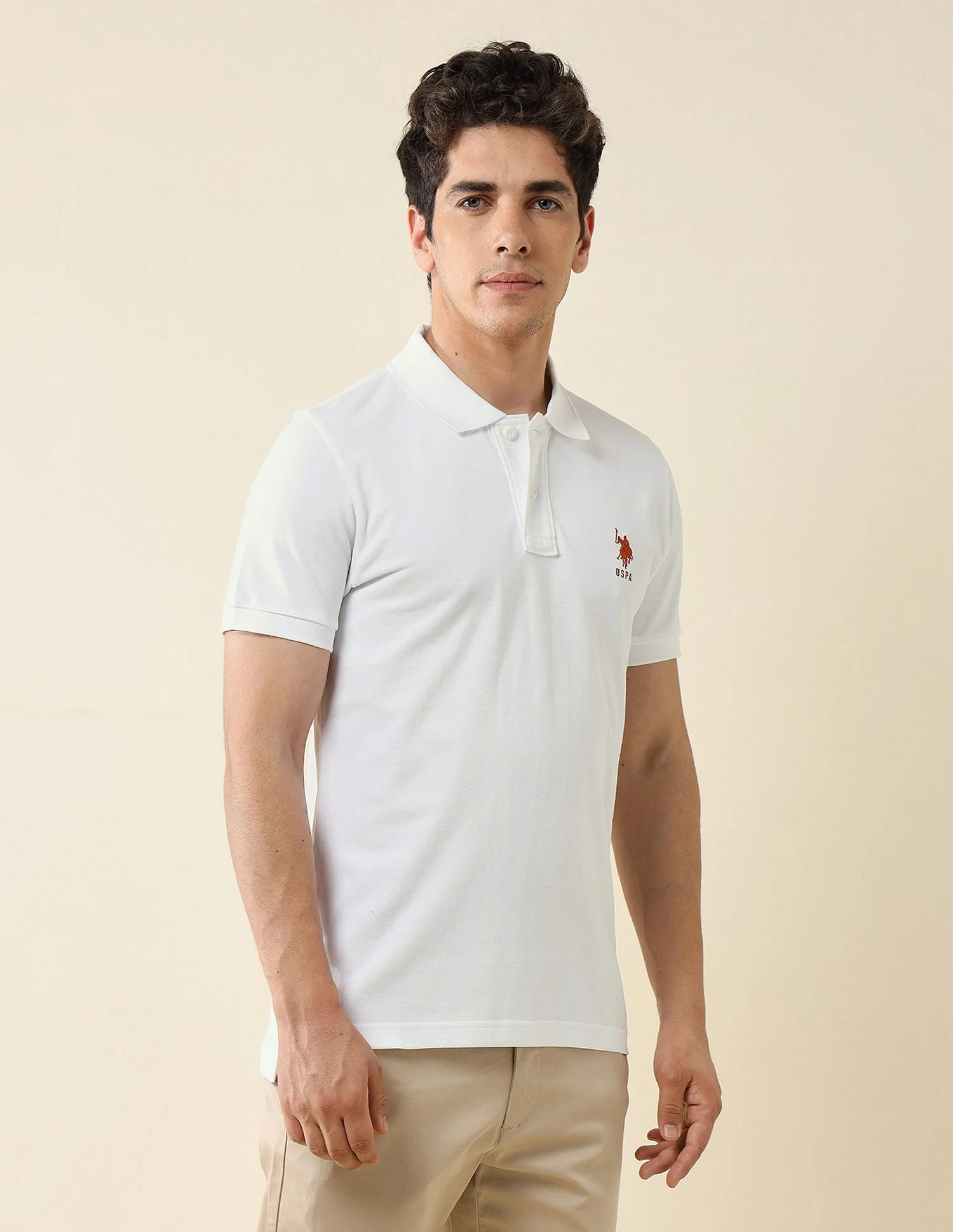 Pure Cotton Slim Fit Polo Shirt - Image 4