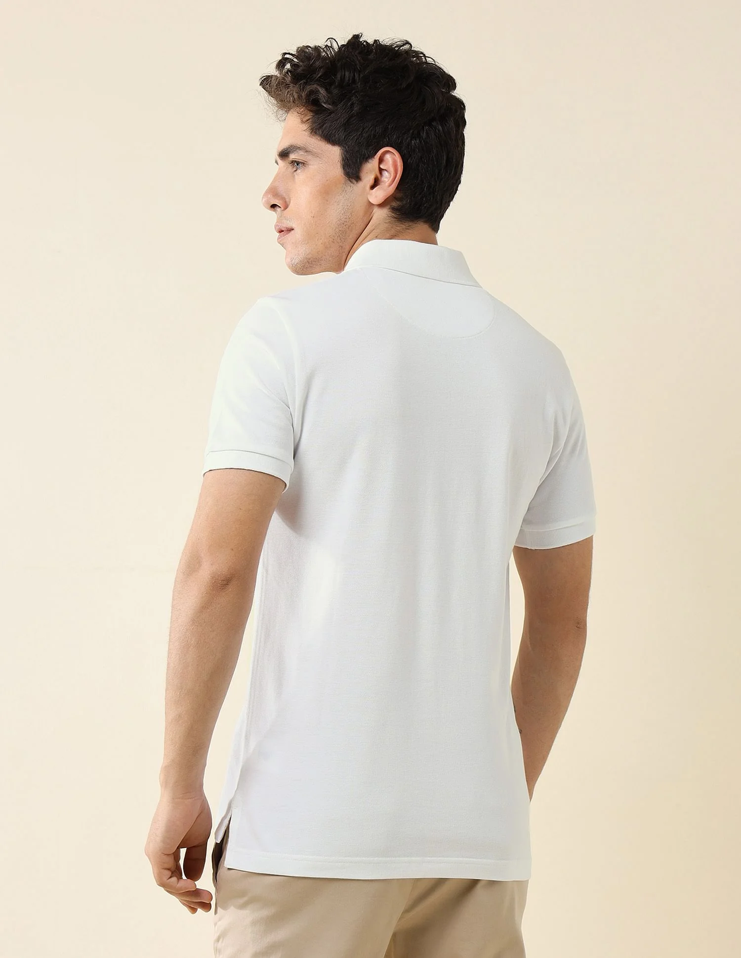 Pure Cotton Slim Fit Polo Shirt - Image 5