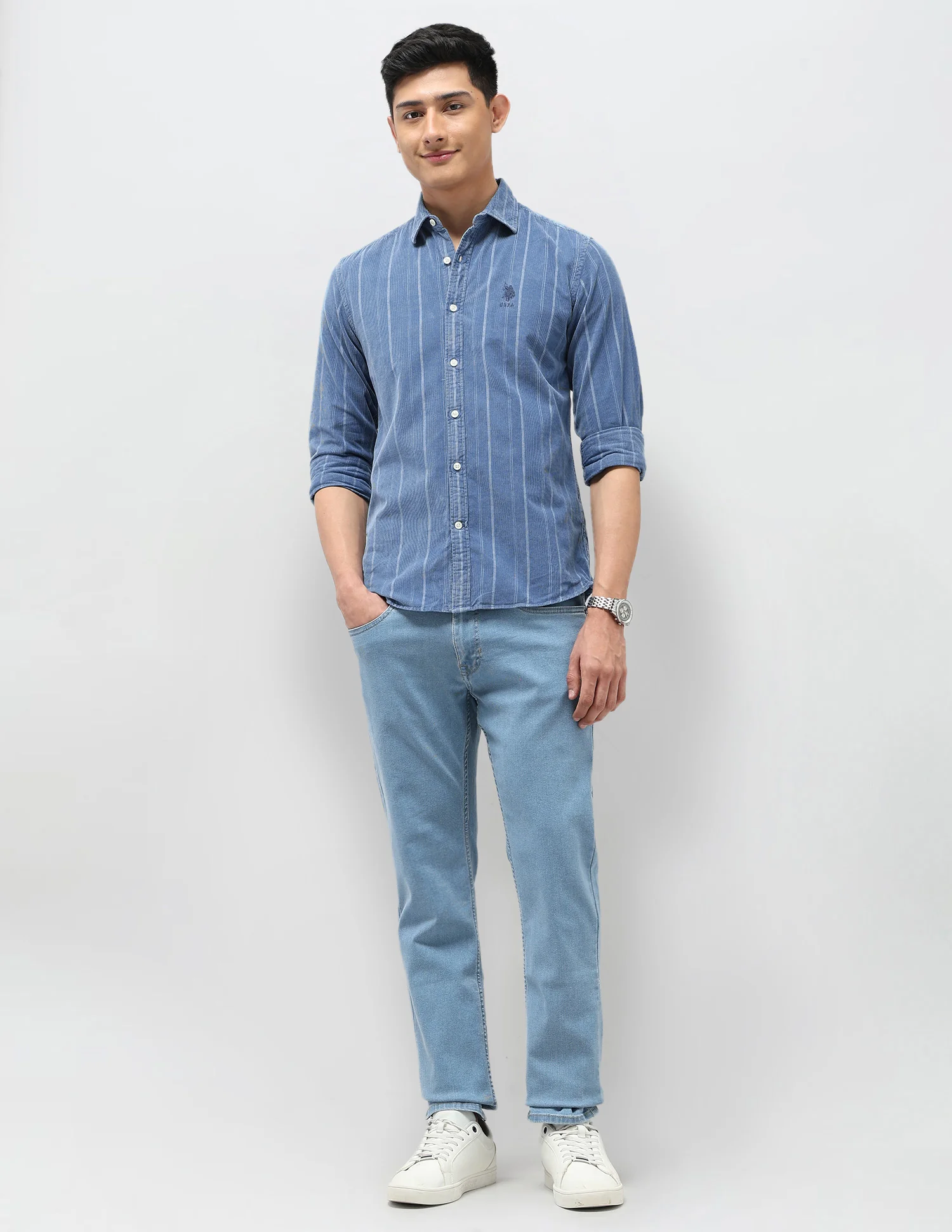 Pure Cotton Slim Fit Shirt - Image 3