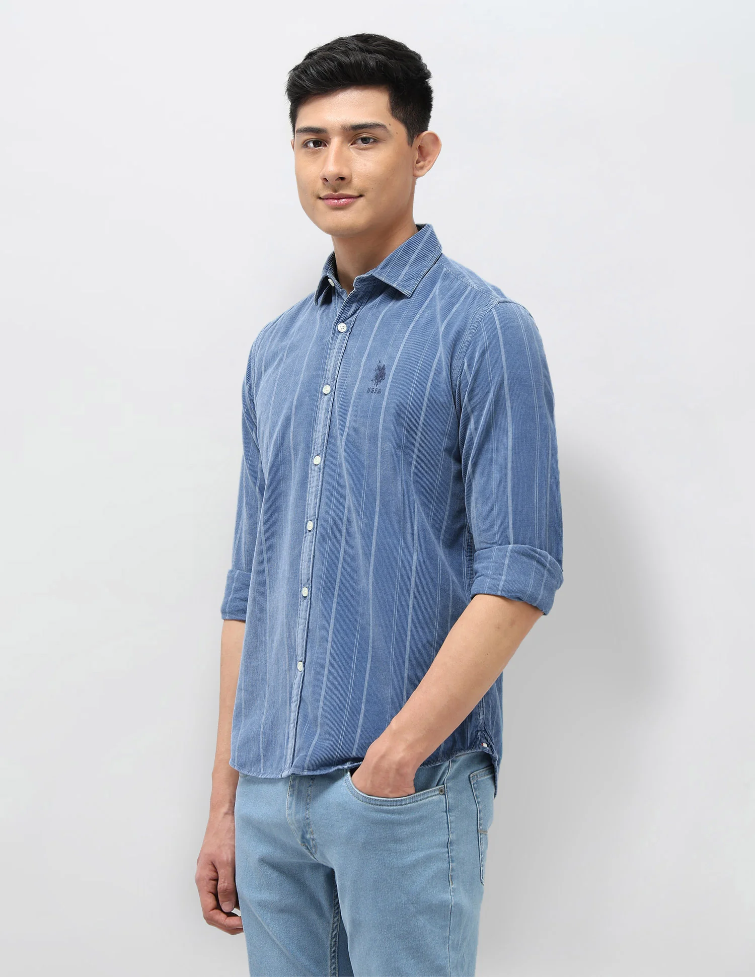 Pure Cotton Slim Fit Shirt - Image 4