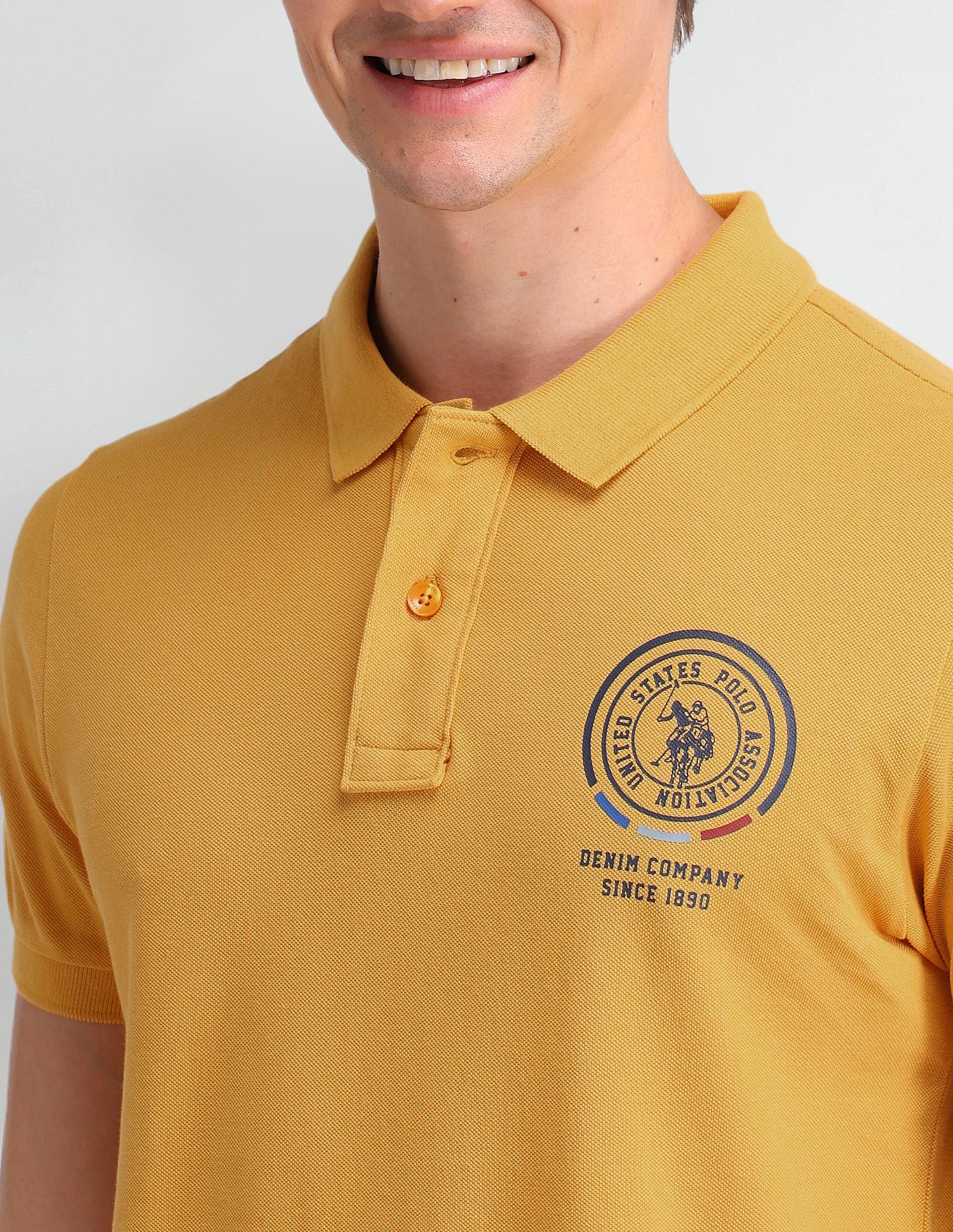 Pure Cotton Slim Fit Solid Polo Shirt - Image 7