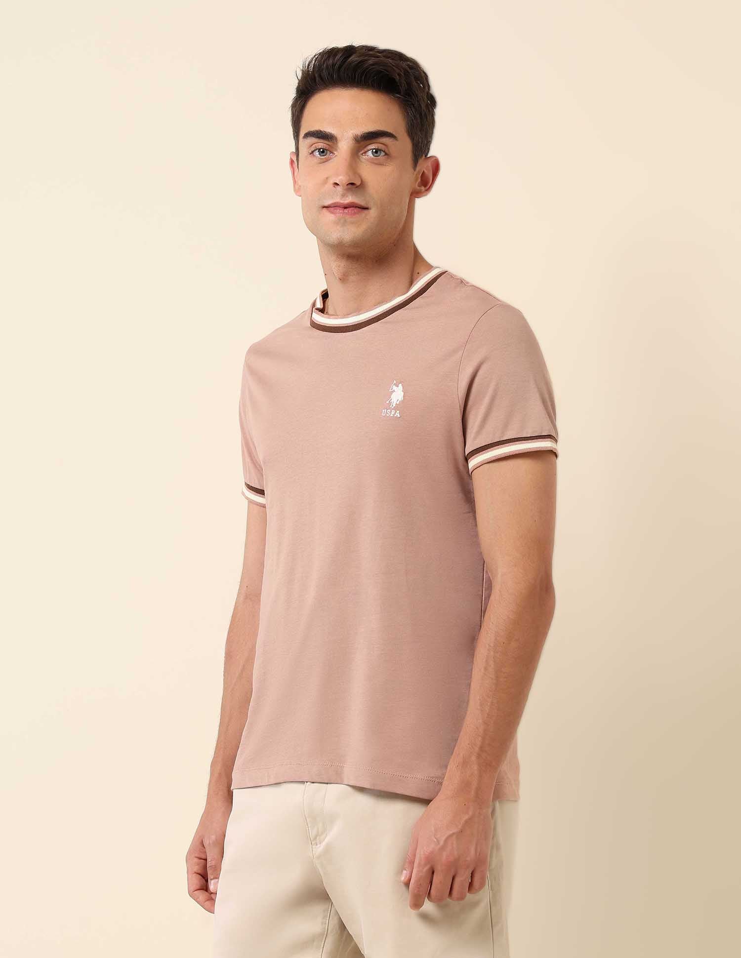 Pure Cotton Slim Fit T- Shirt - Image 4