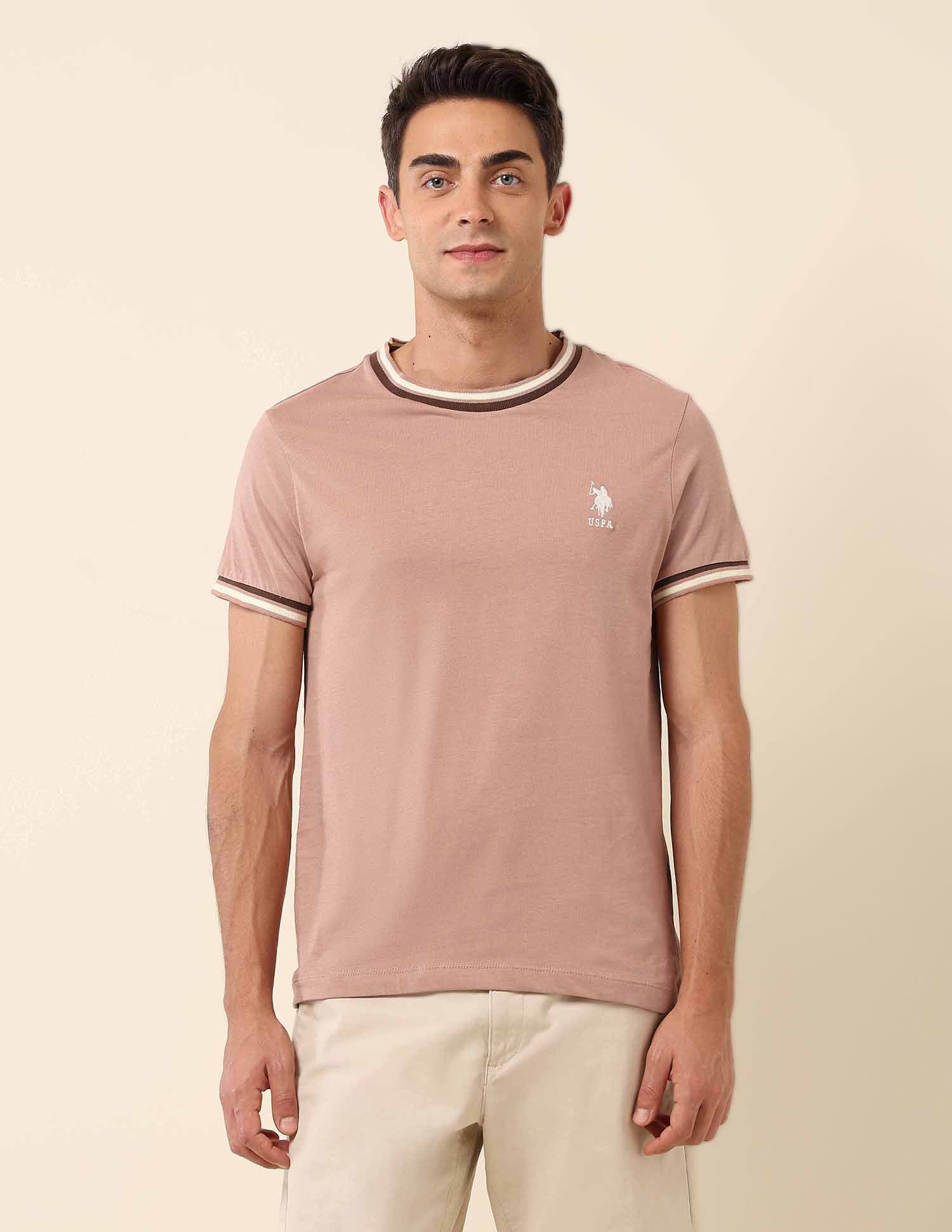 Pure Cotton Slim Fit T- Shirt - Image 6