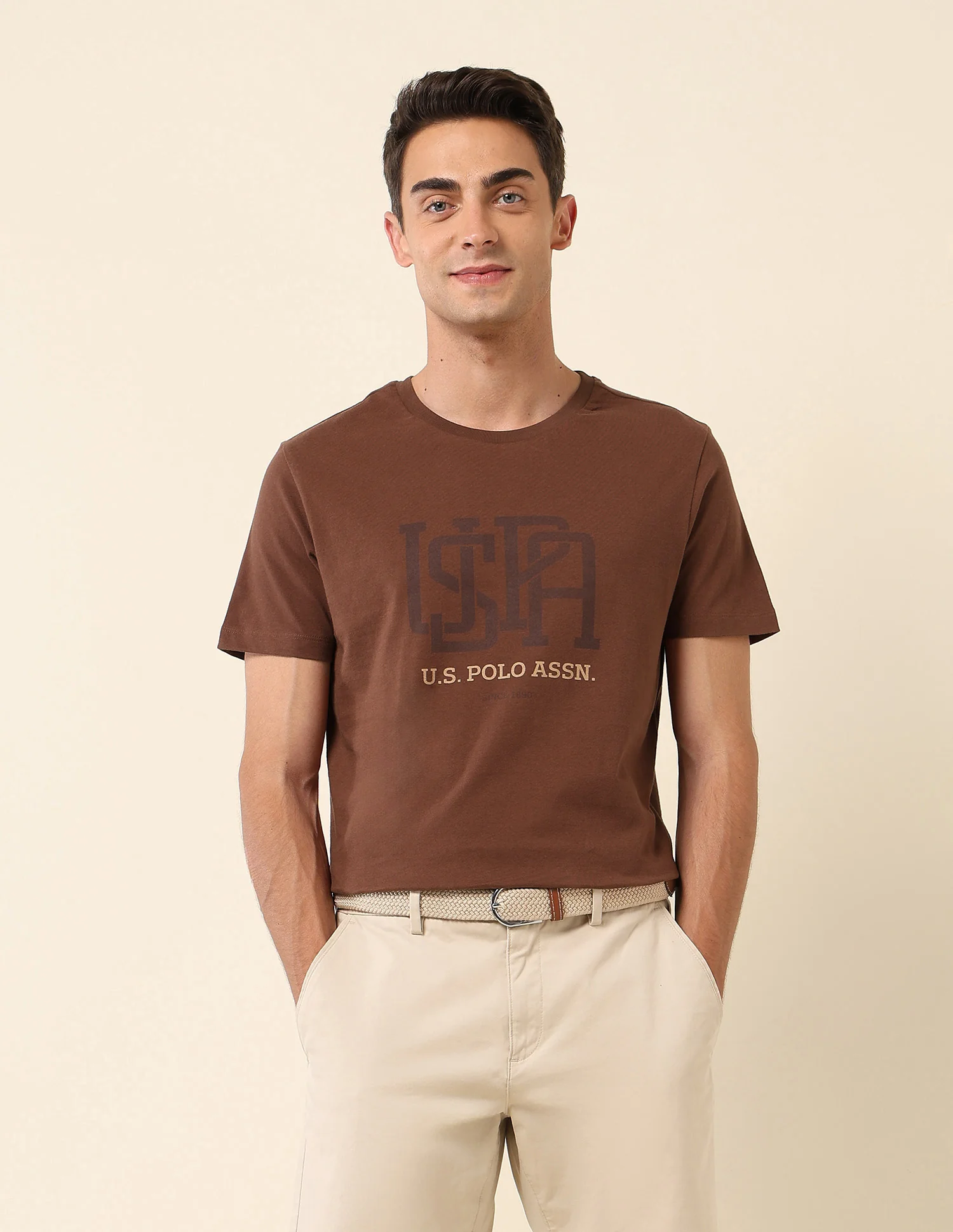 Pure Cotton Slim Fit T- Shirt
