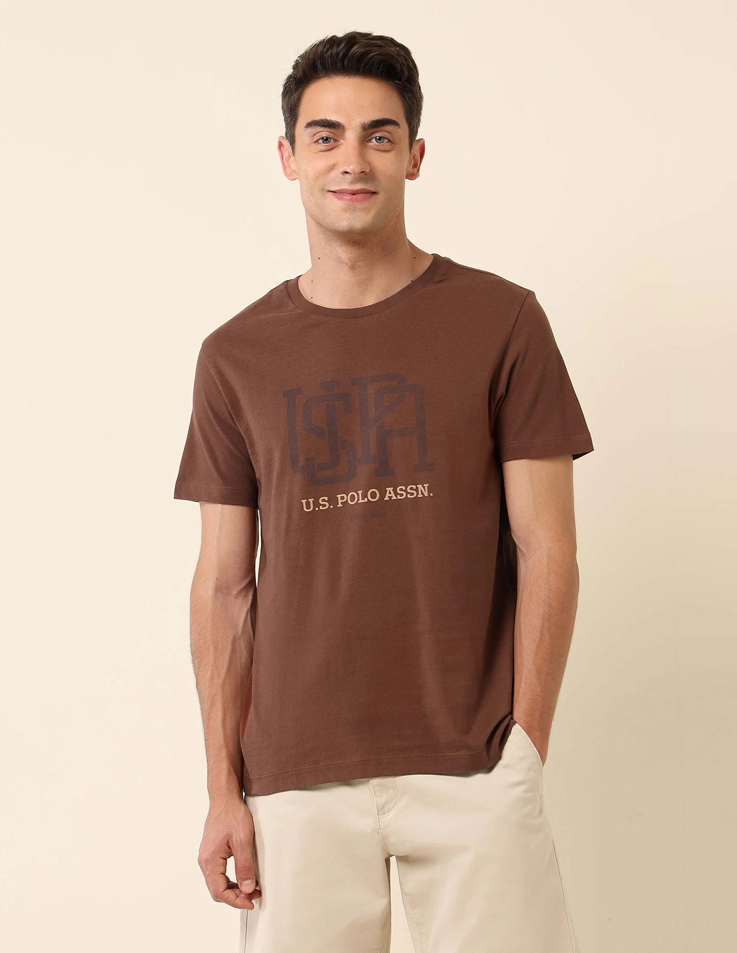 Pure Cotton Slim Fit T- Shirt - Image 6