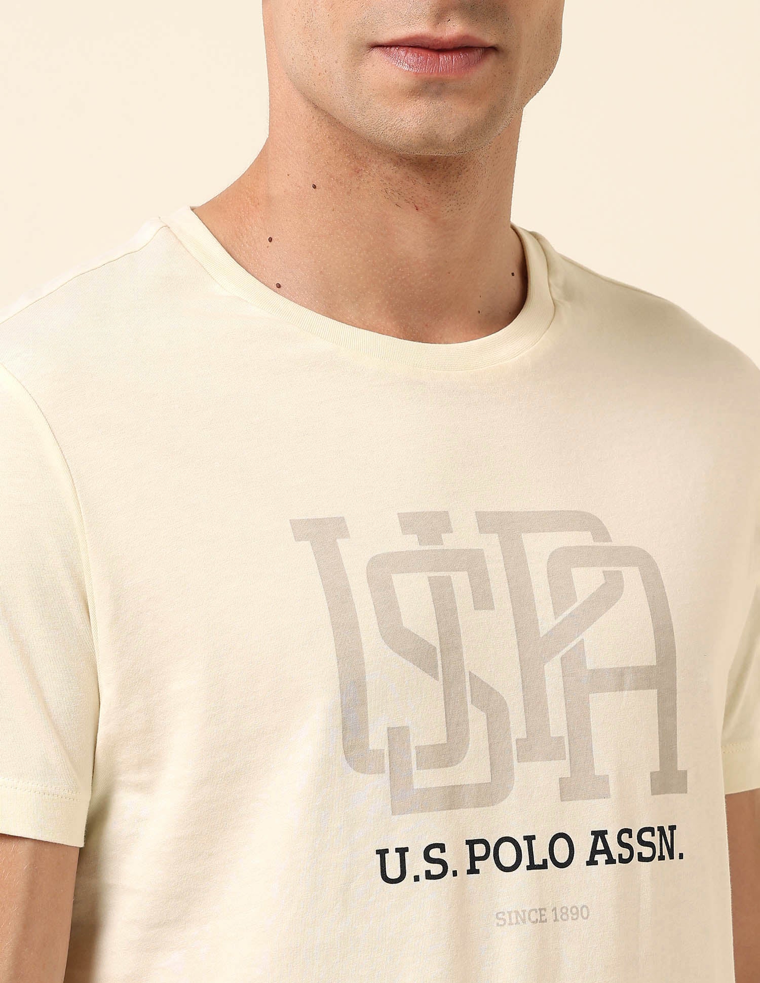 Pure Cotton Slim Fit T- Shirt - Image 7