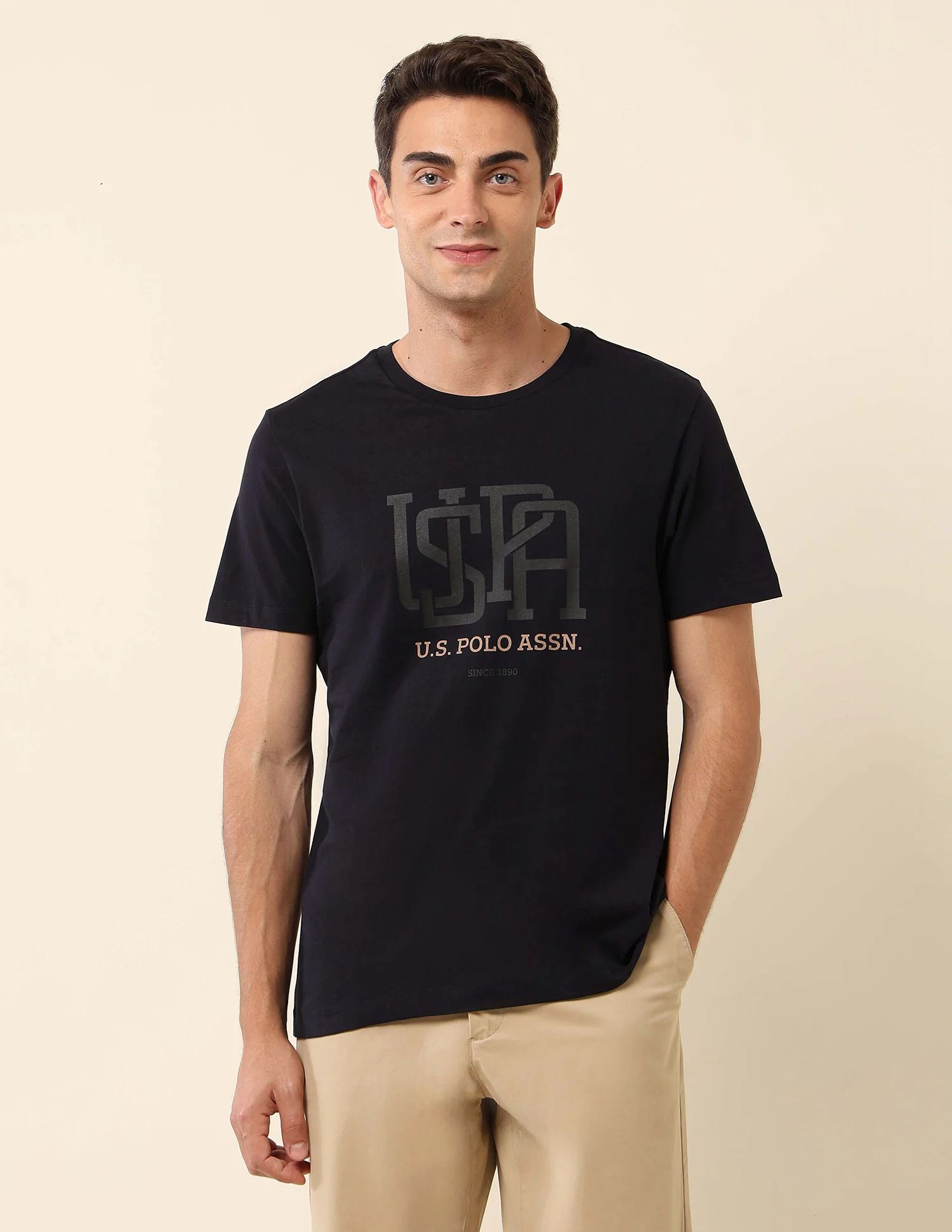 Pure Cotton Slim Fit T- Shirt - Image 6