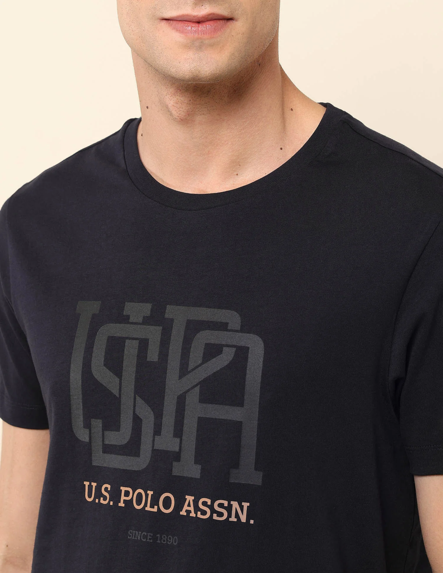 Pure Cotton Slim Fit T- Shirt - Image 7