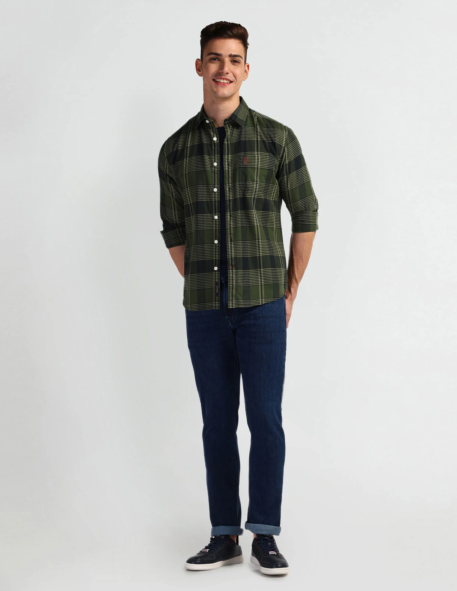 Pure Cotton Slim Shirt - Image 3
