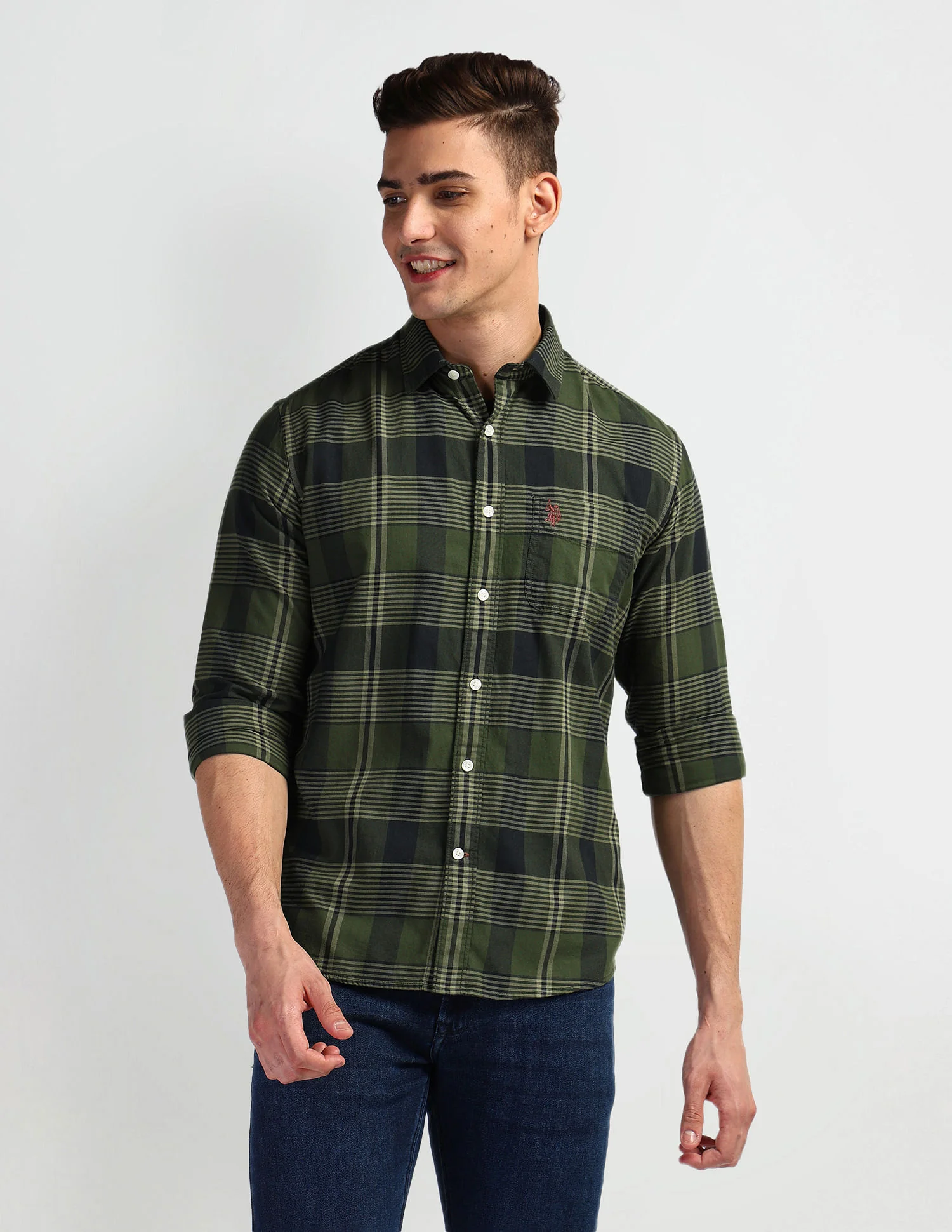 Pure Cotton Slim Shirt - Image 6