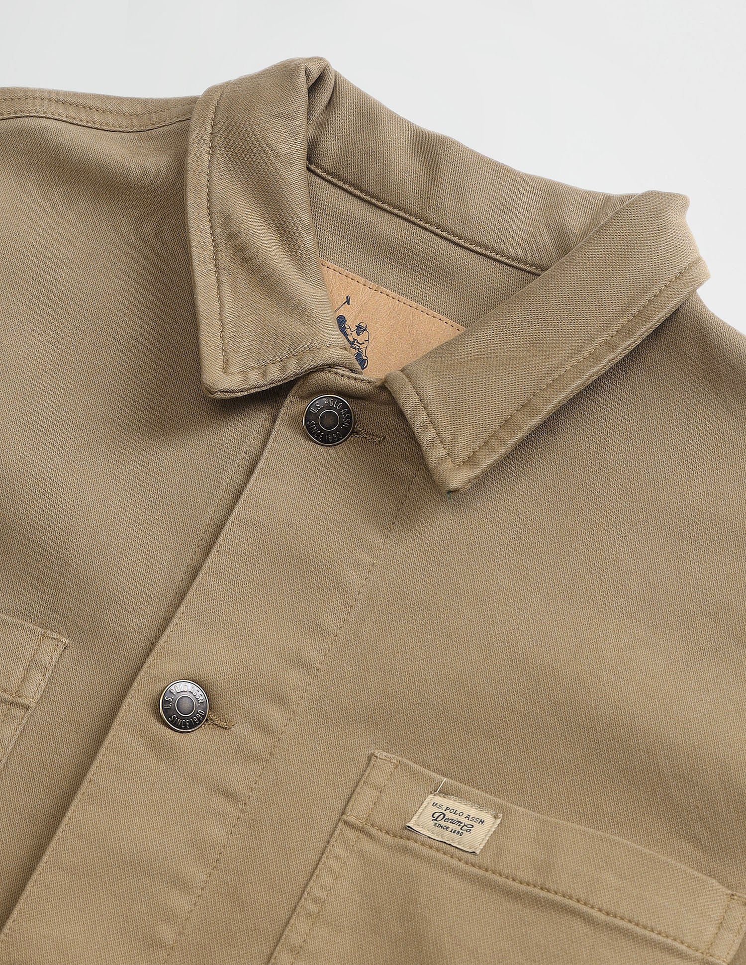 Pure Cotton Solid Jacket - Image 2