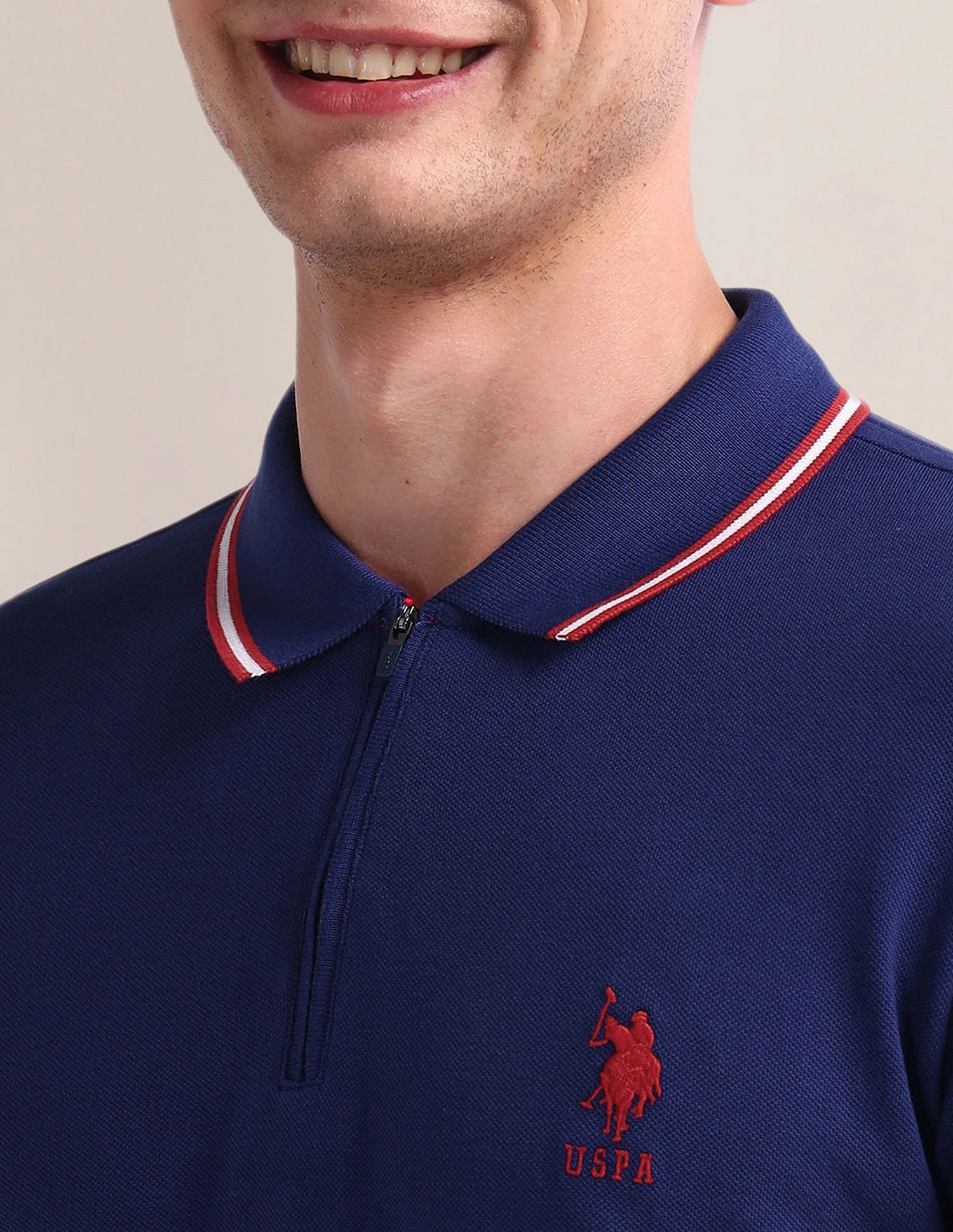 Pure Cotton Solid Polo Shirt - Image 7