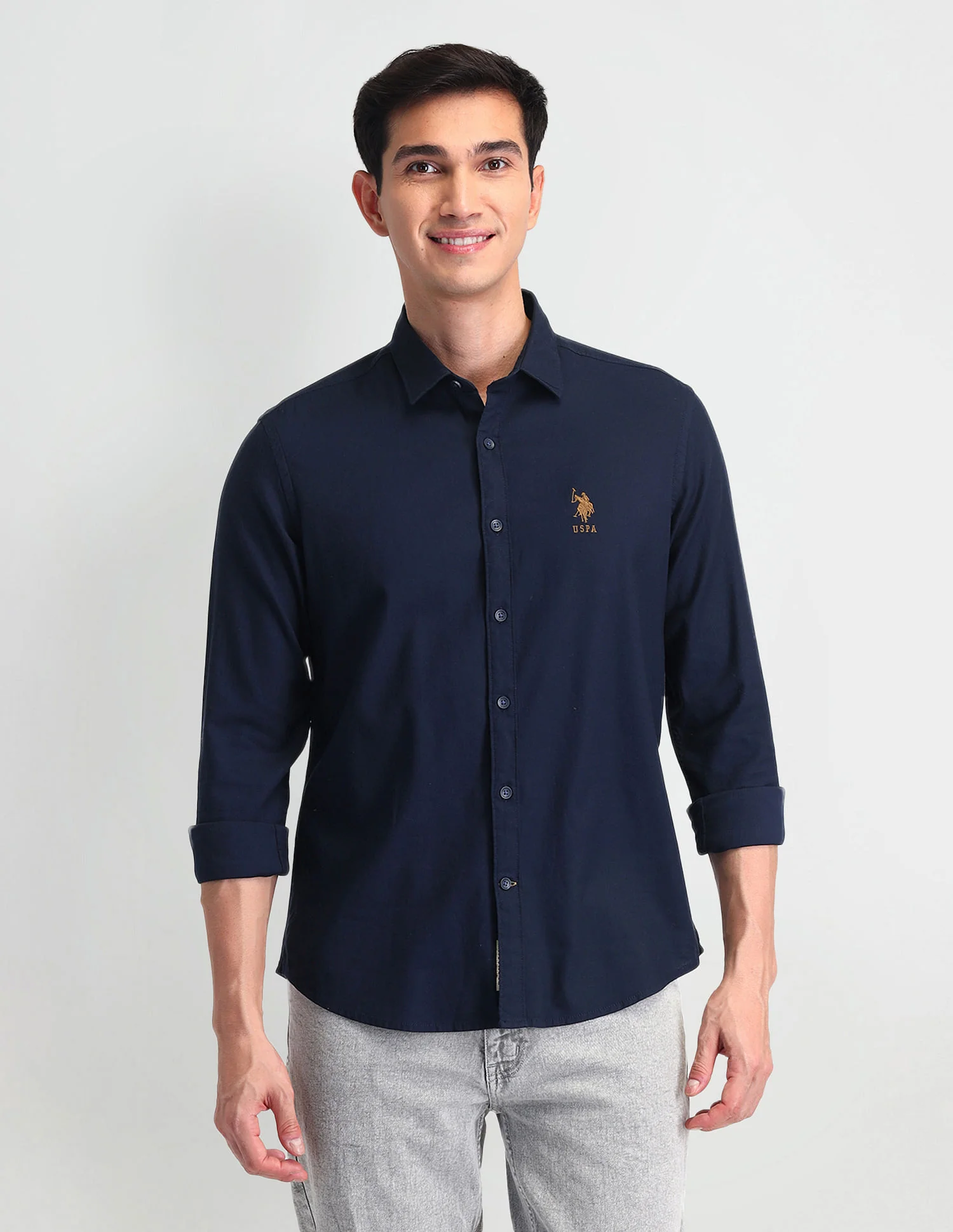 Pure Cotton Solid Shirt - Image 6