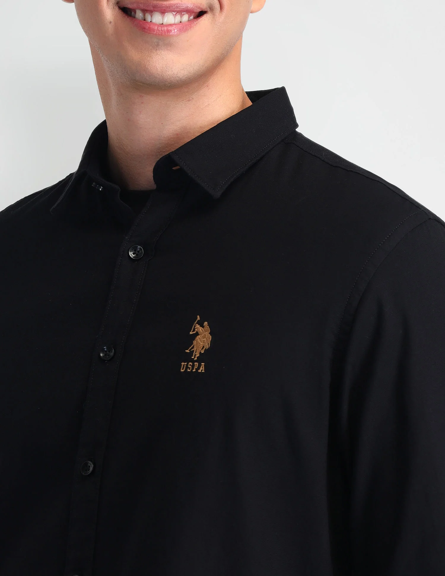 Pure Cotton Solid Shirt - Image 7