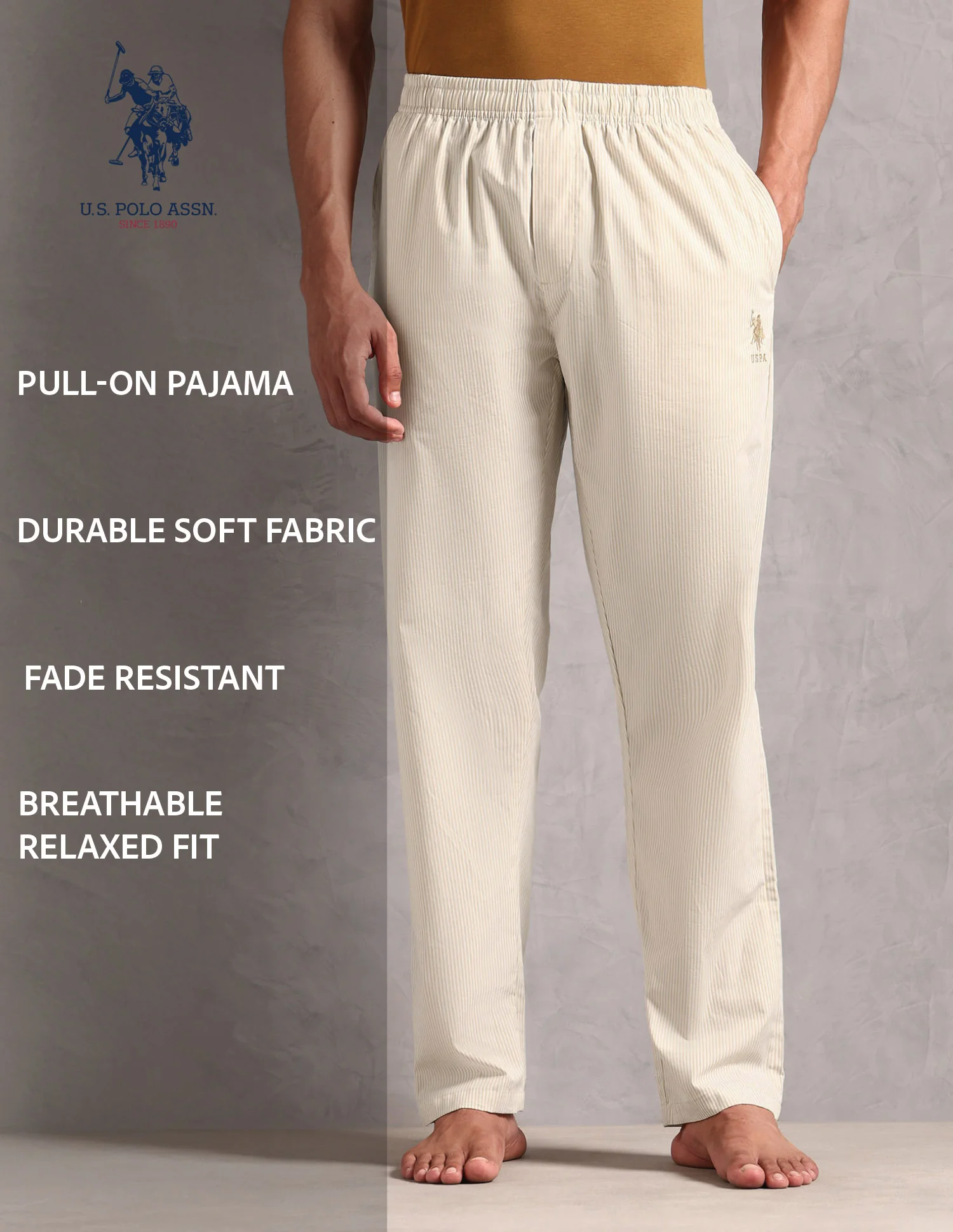 Pure Cotton Striped LP004 Lounge Pants - Pack Of 1 - Image 10