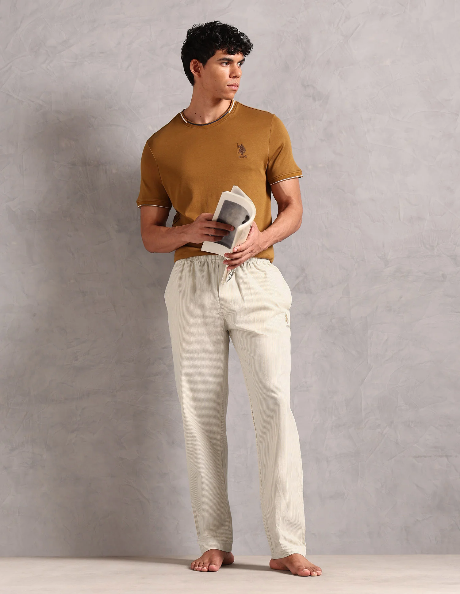 Pure Cotton Striped LP004 Lounge Pants - Pack Of 1 - Image 3