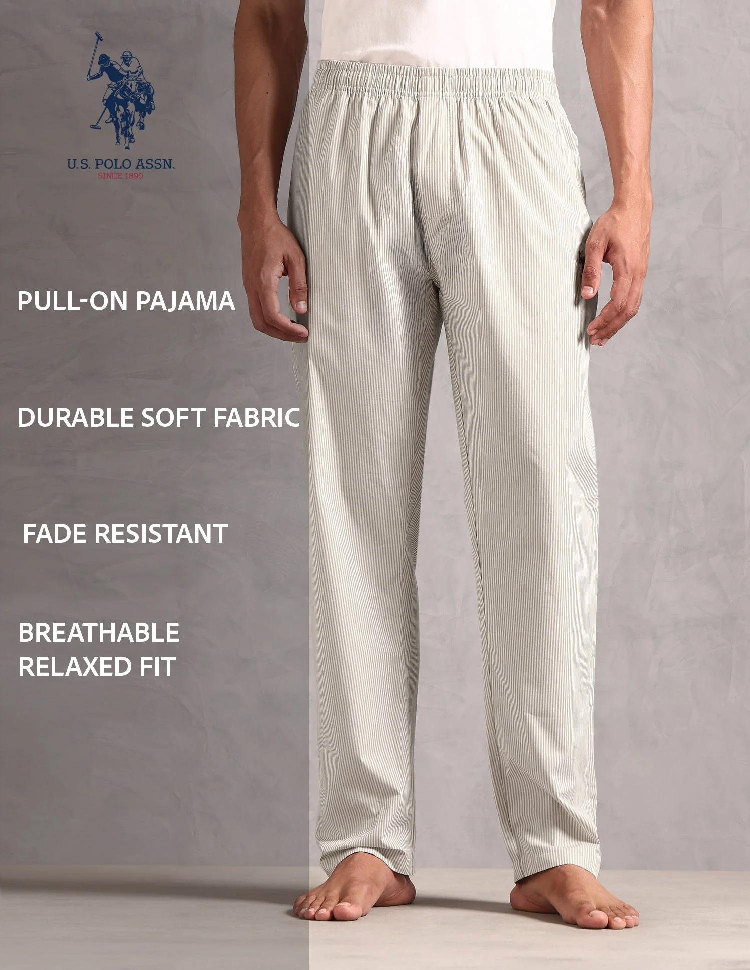 Pure Cotton Striped LP004 Lounge Pants - Pack Of 1 - Image 10