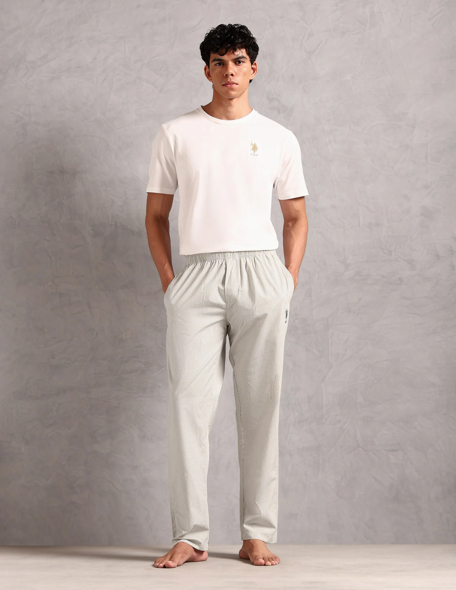 Pure Cotton Striped LP004 Lounge Pants - Pack Of 1 - Image 3