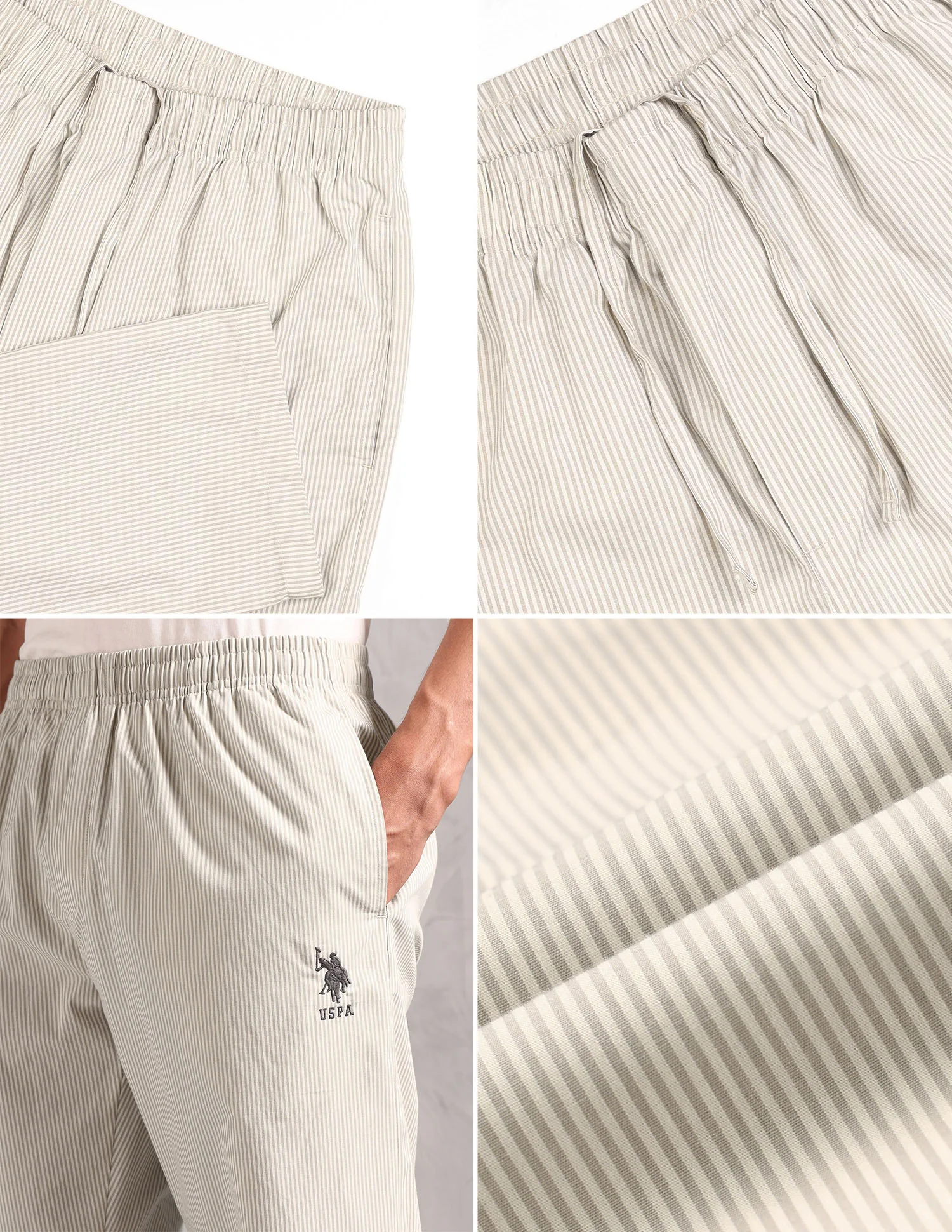 Pure Cotton Striped LP004 Lounge Pants - Pack Of 1 - Image 9
