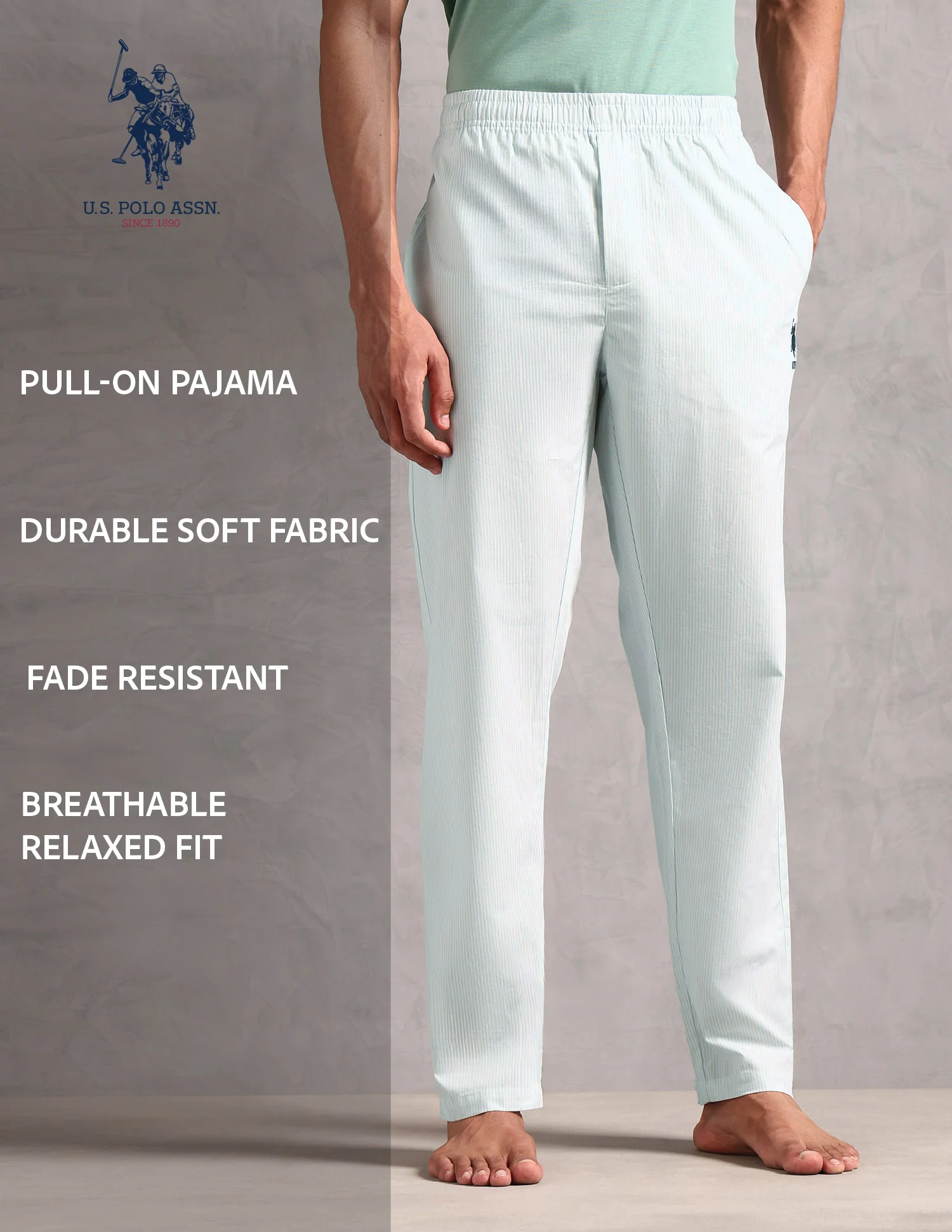 Pure Cotton Striped LP004 Lounge Pants - Pack Of 1 - Image 10
