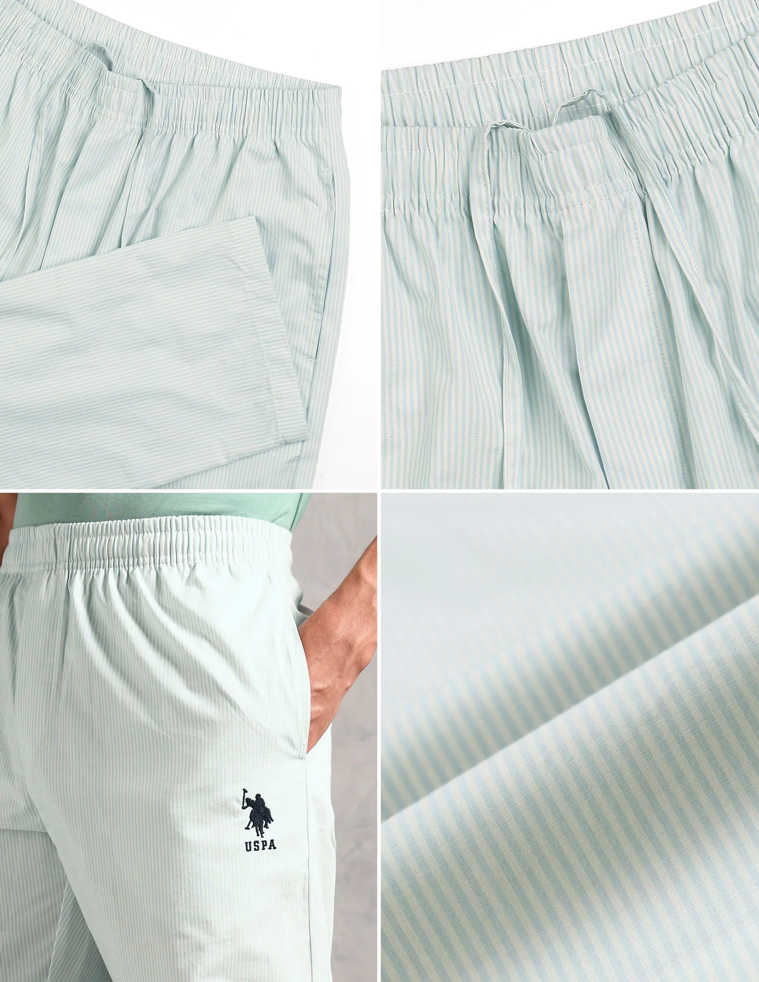 Pure Cotton Striped LP004 Lounge Pants - Pack Of 1 - Image 9