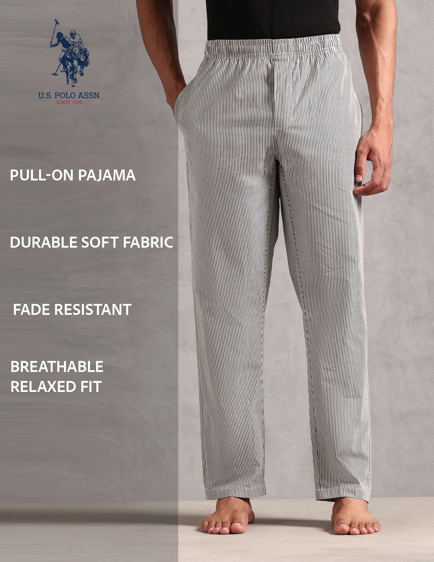 Pure Cotton Striped LP004 Lounge Pants - Pack Of 1 - Image 10