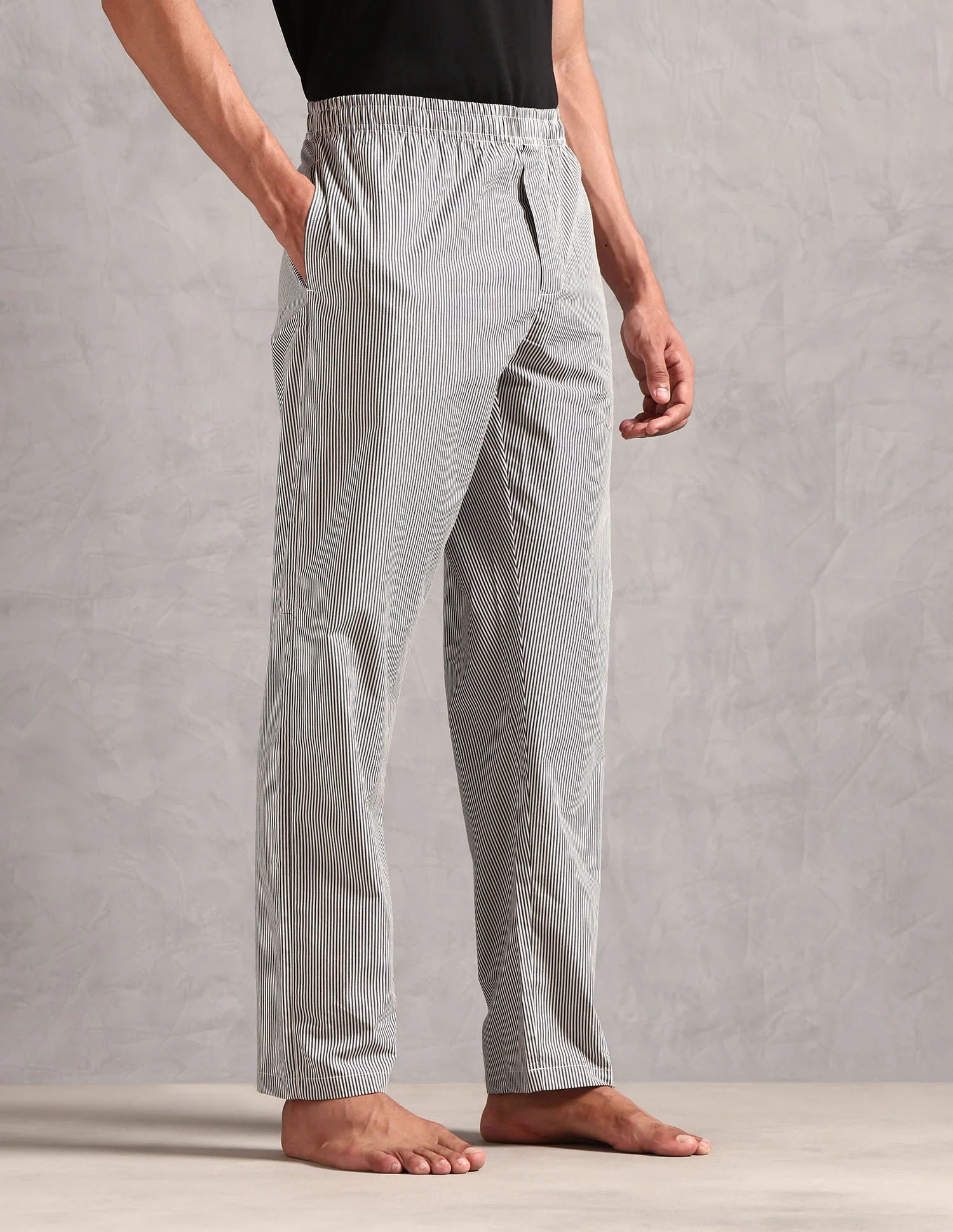 Pure Cotton Striped LP004 Lounge Pants - Pack Of 1 - Image 4