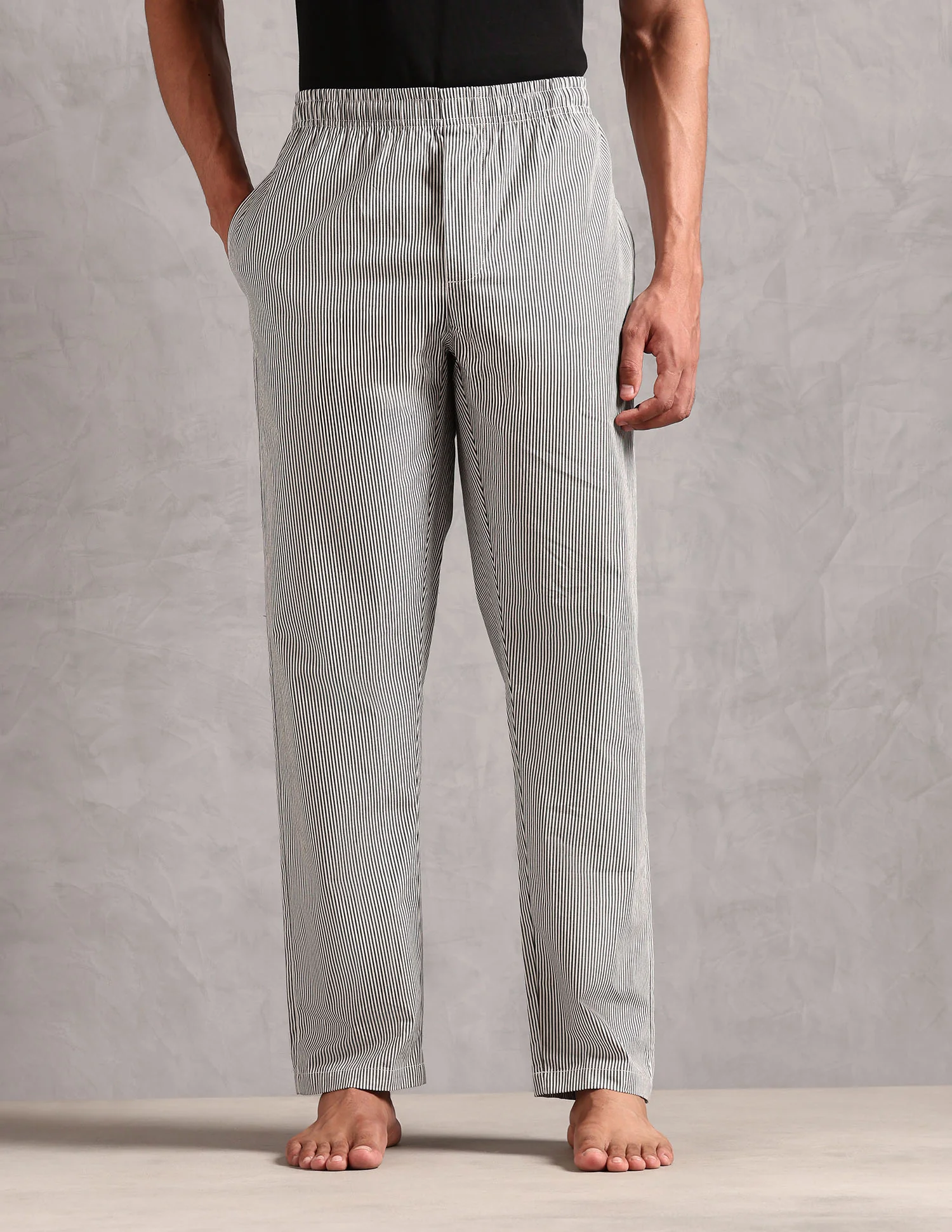 Pure Cotton Striped LP004 Lounge Pants - Pack Of 1 - Image 6