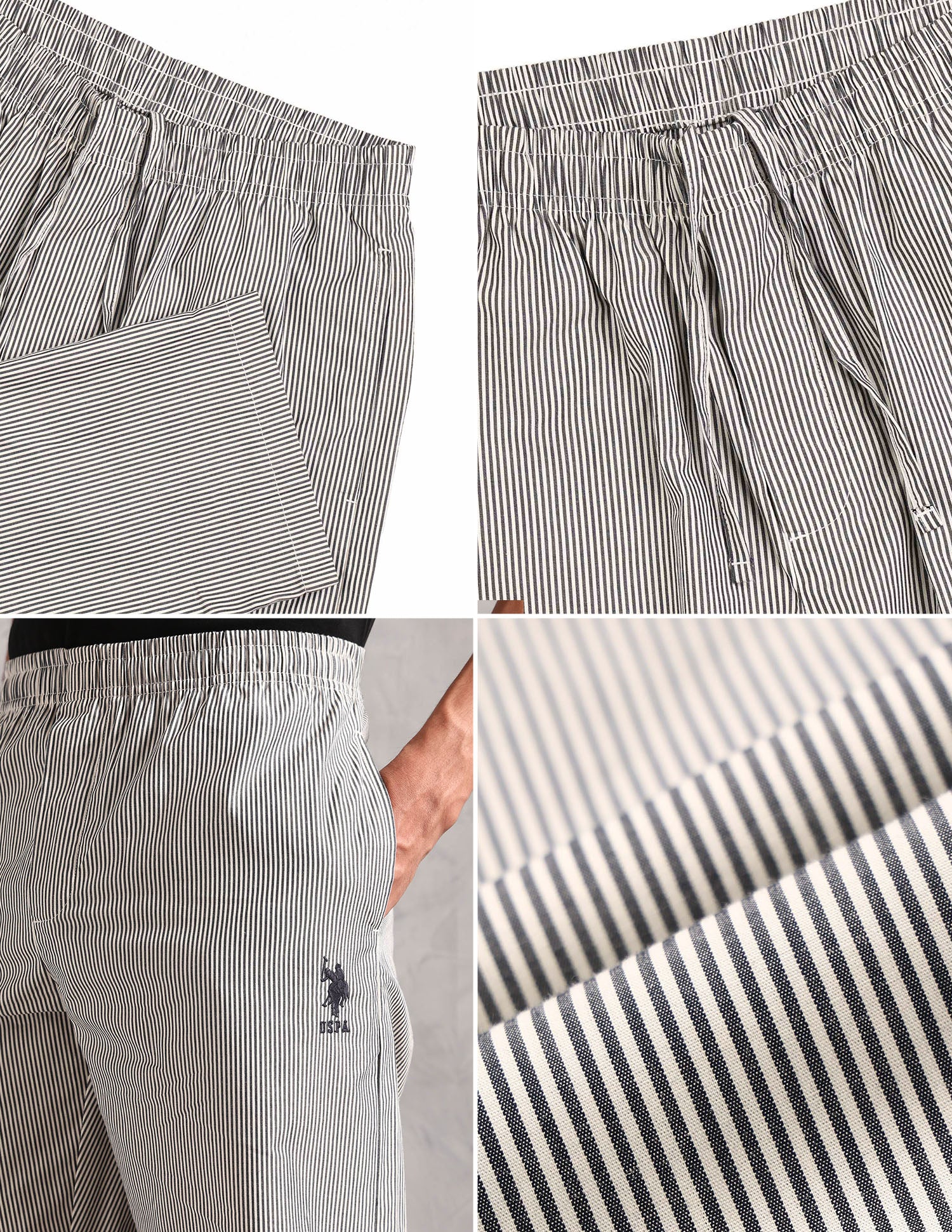 Pure Cotton Striped LP004 Lounge Pants - Pack Of 1 - Image 9