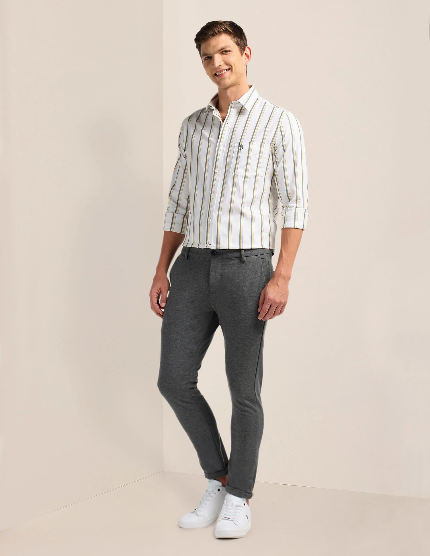 Pure Cotton Stripes Shirt - Image 3