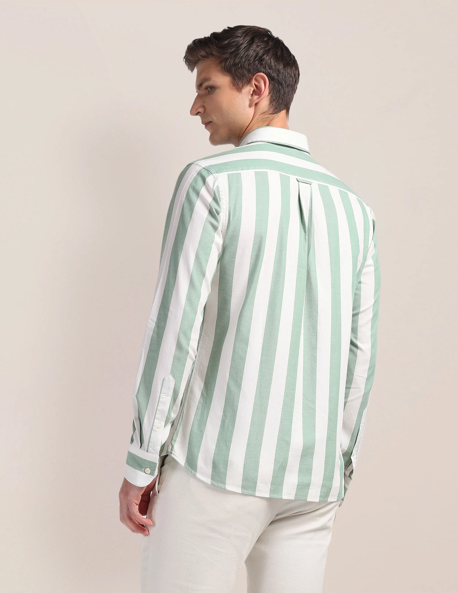 Pure Cotton Stripes Shirt - Image 5