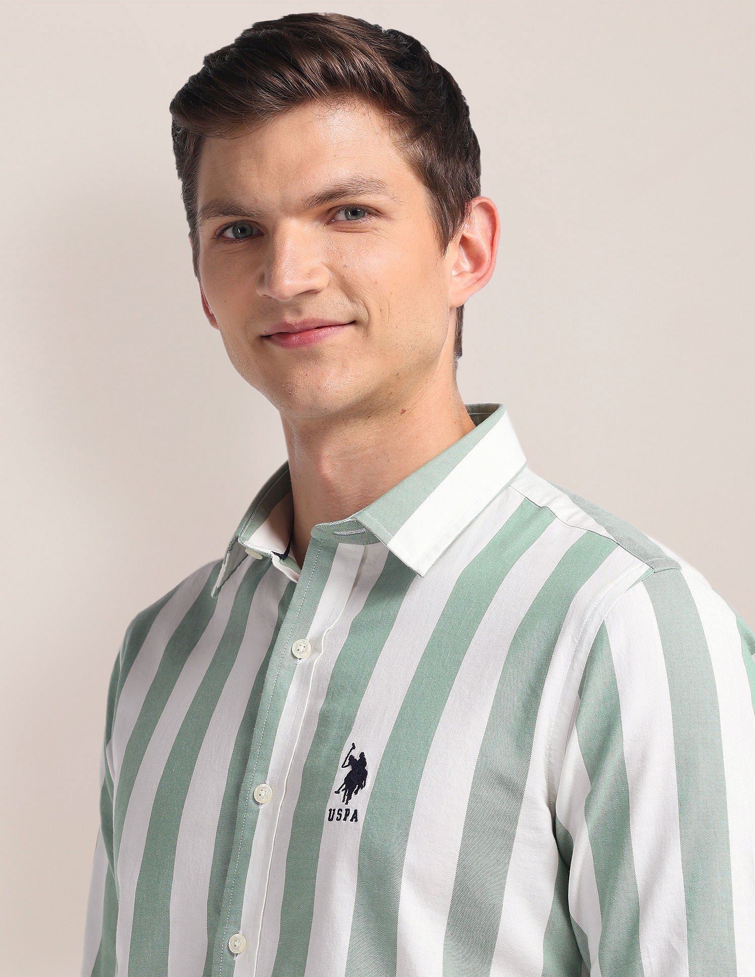 Pure Cotton Stripes Shirt - Image 7