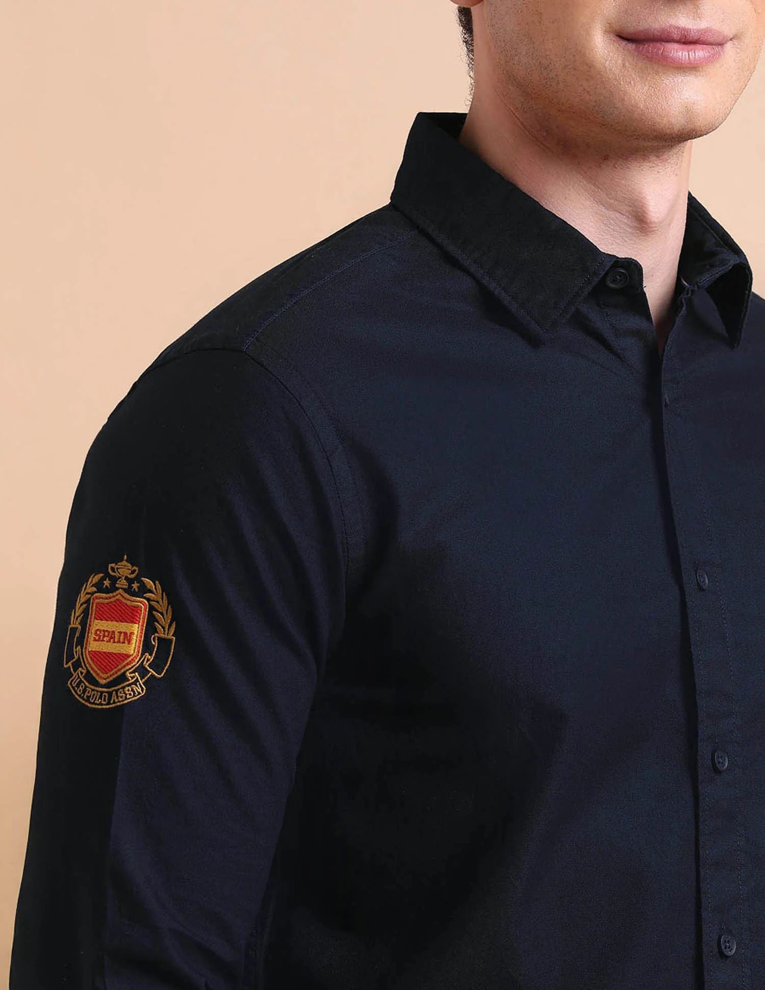 Pure Cotton Tailored Fit Oxford Shirt - Image 4