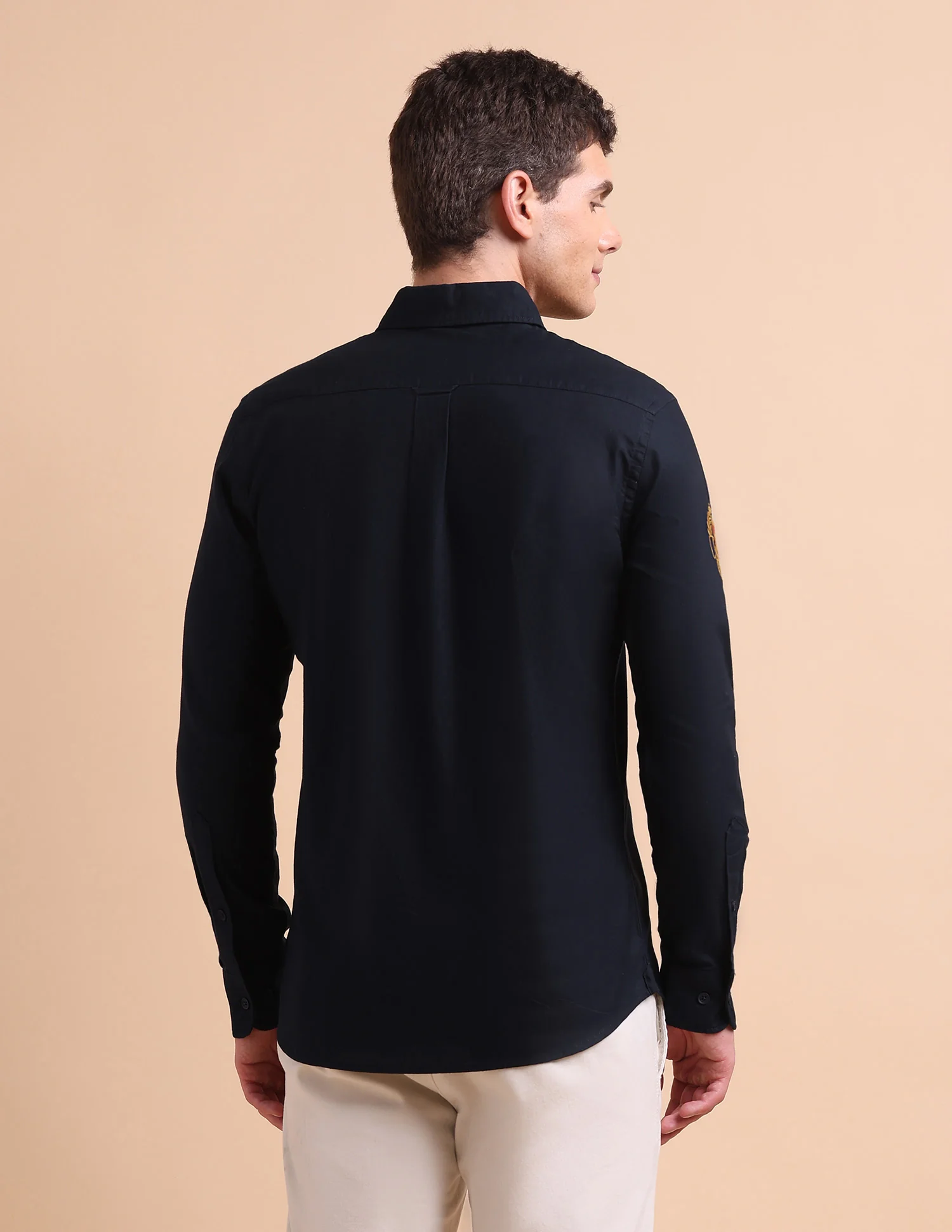 Pure Cotton Tailored Fit Oxford Shirt - Image 6