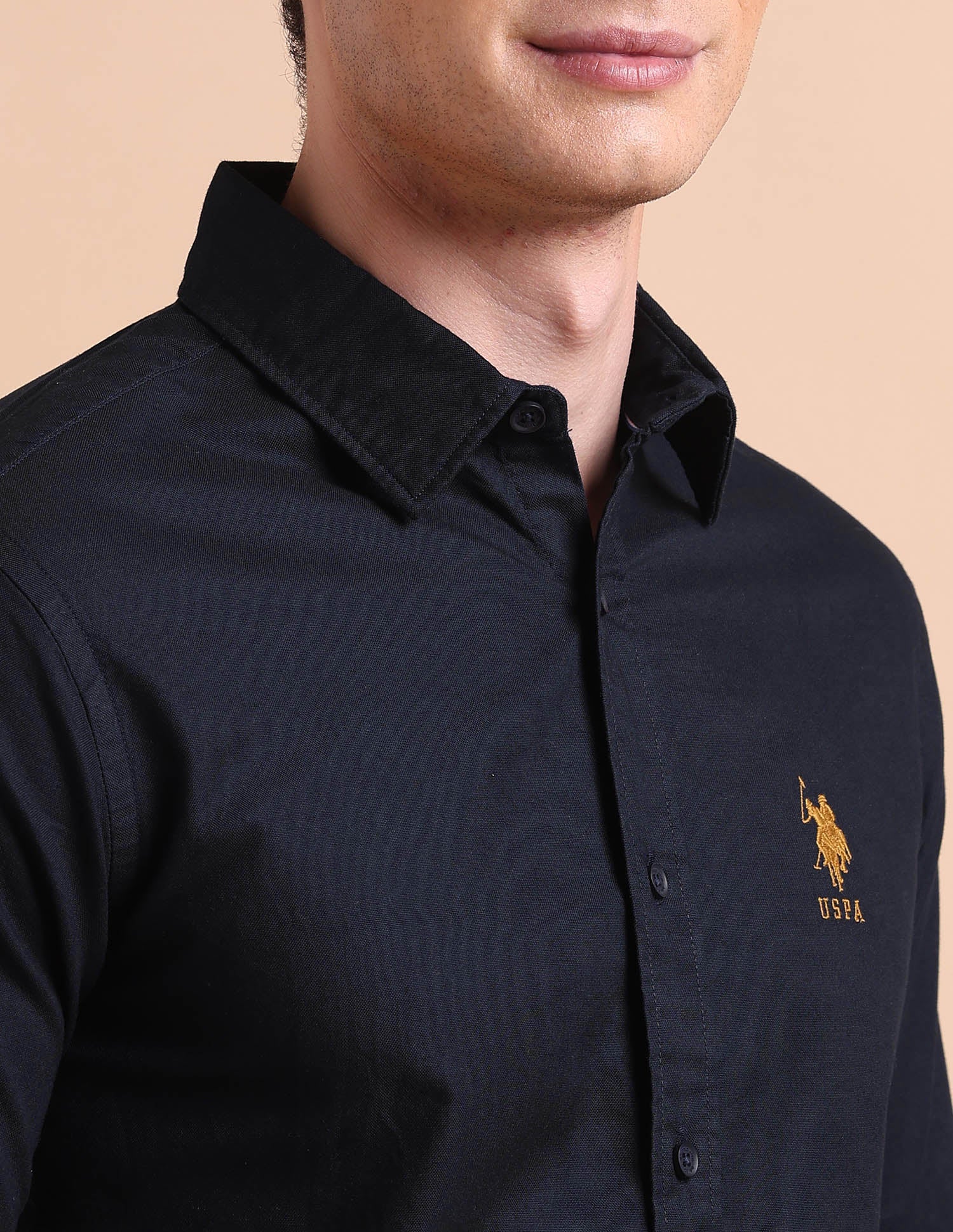 Pure Cotton Tailored Fit Oxford Shirt - Image 8