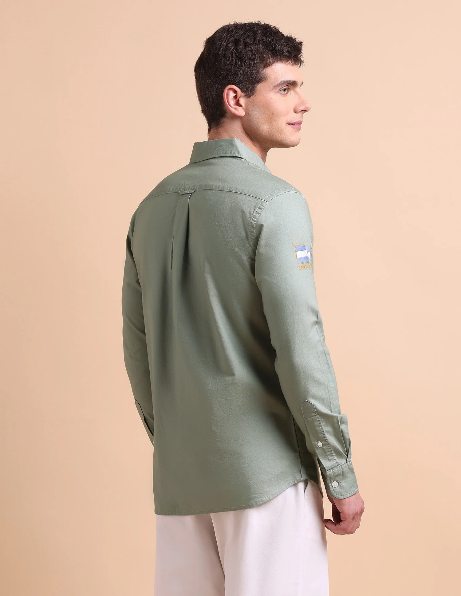 Pure Cotton Tailored Fit Oxford Shirt - Image 5