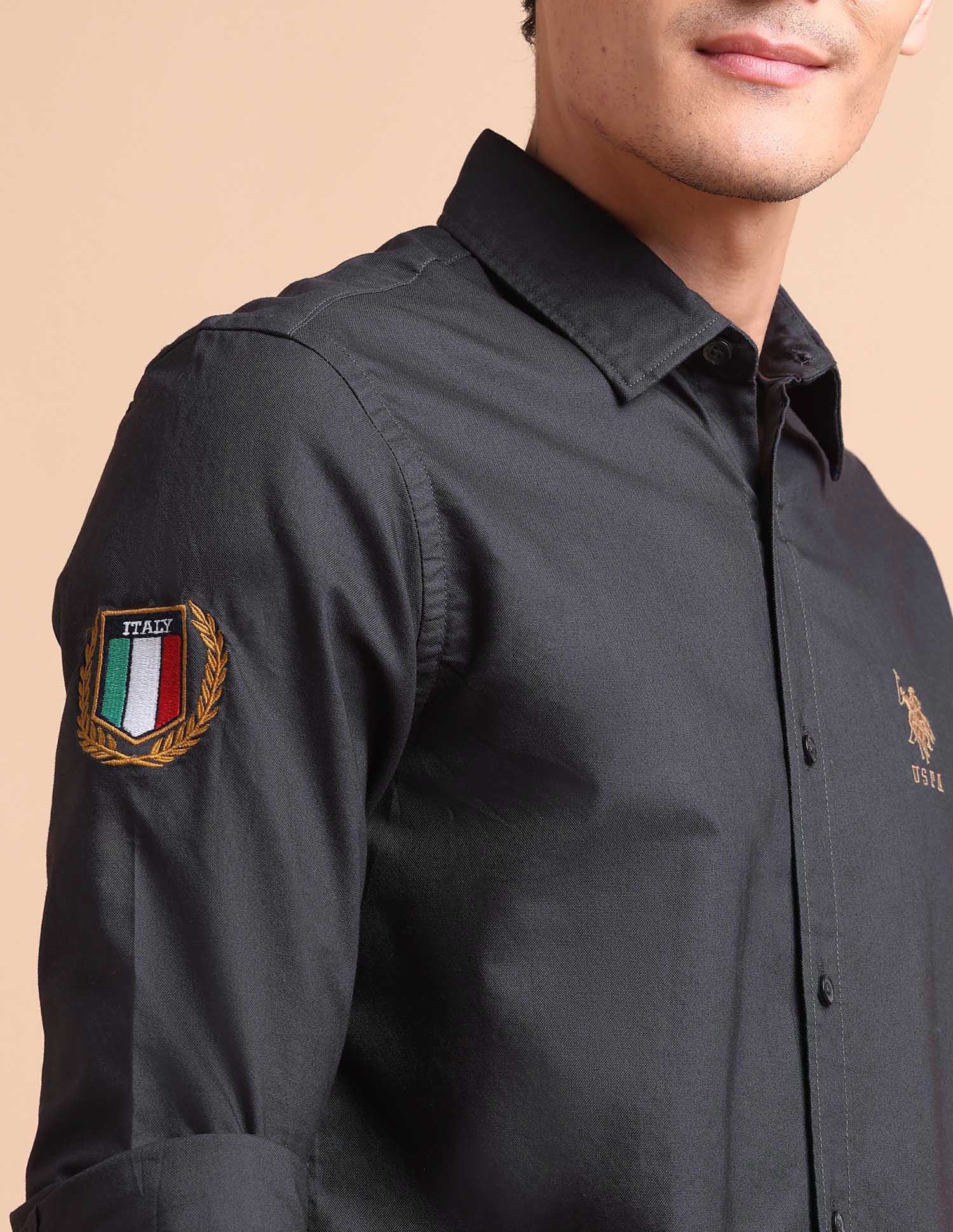 Pure Cotton Tailored Fit Oxford Shirt - Image 4