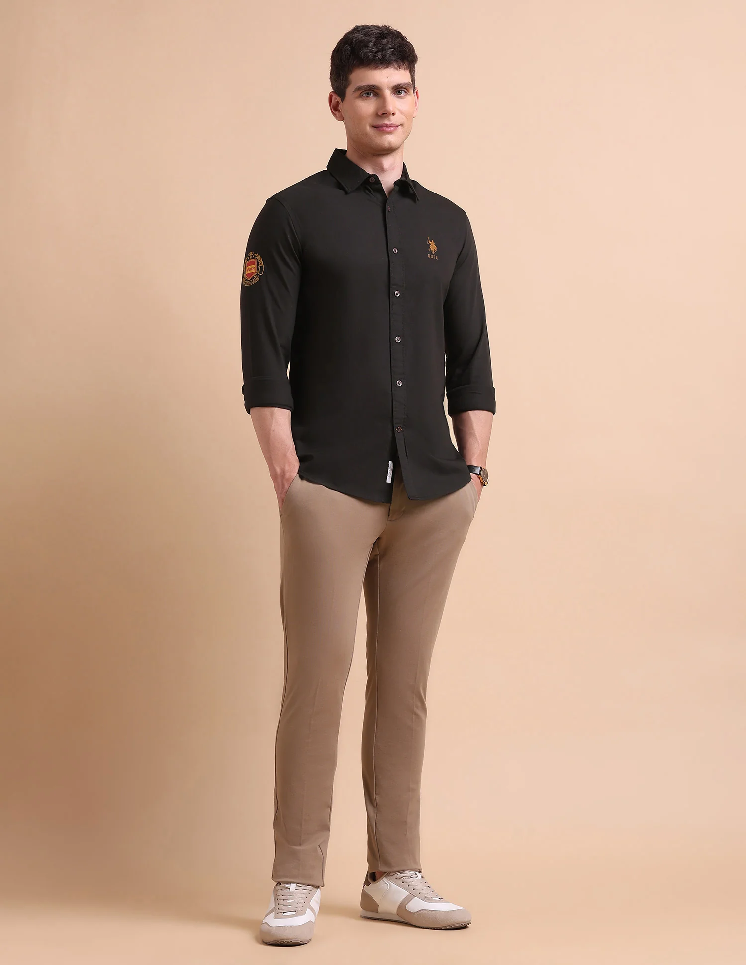 Pure Cotton Tailored Fit Oxford Shirt - Image 3