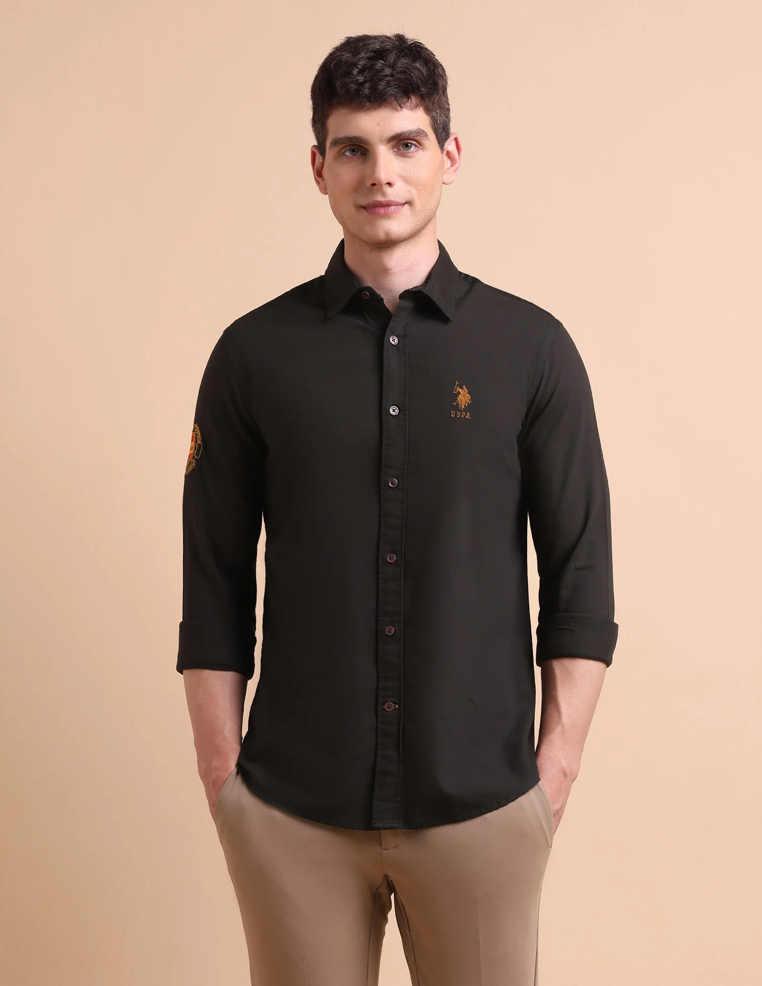 Pure Cotton Tailored Fit Oxford Shirt - Image 6
