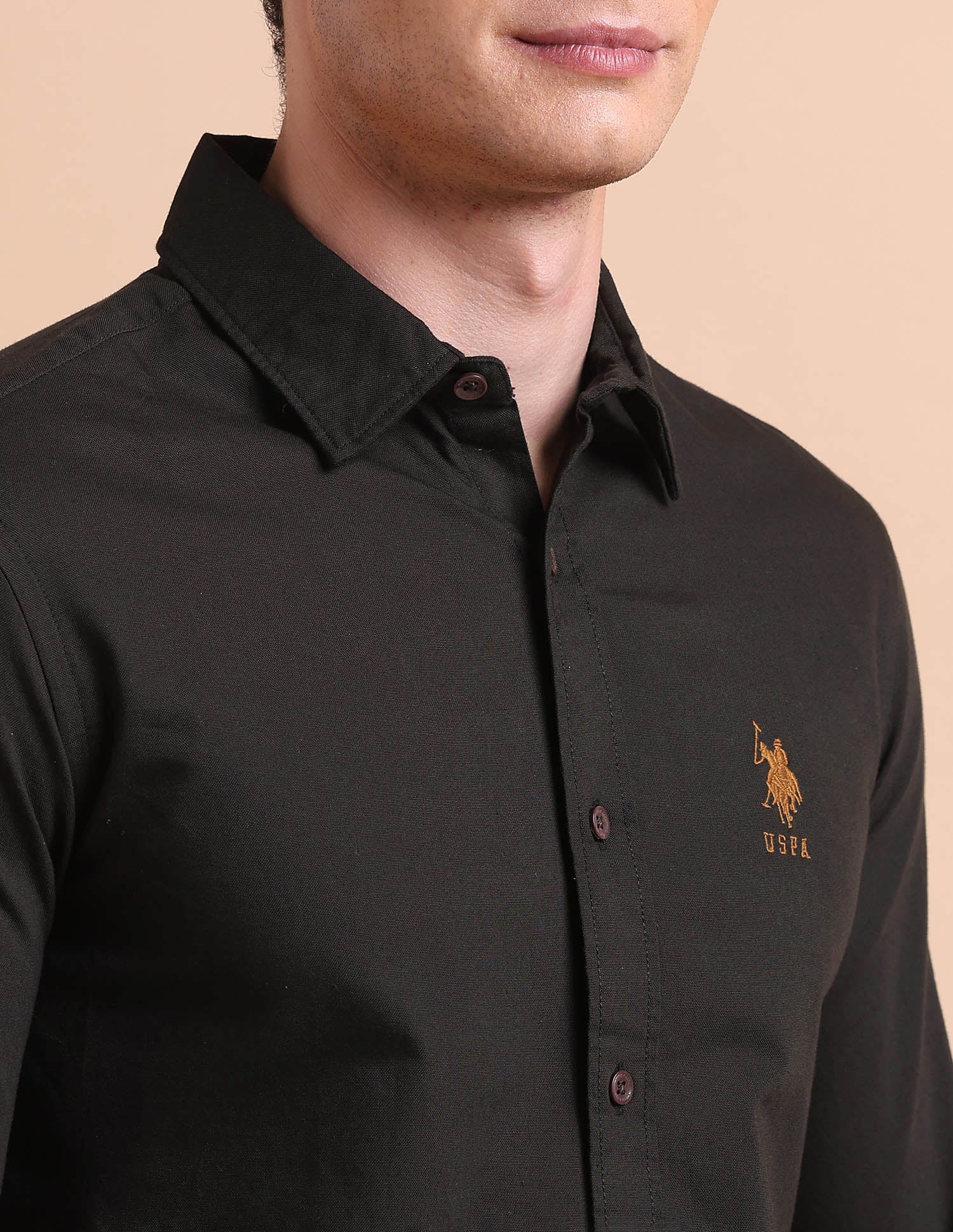 Pure Cotton Tailored Fit Oxford Shirt - Image 7