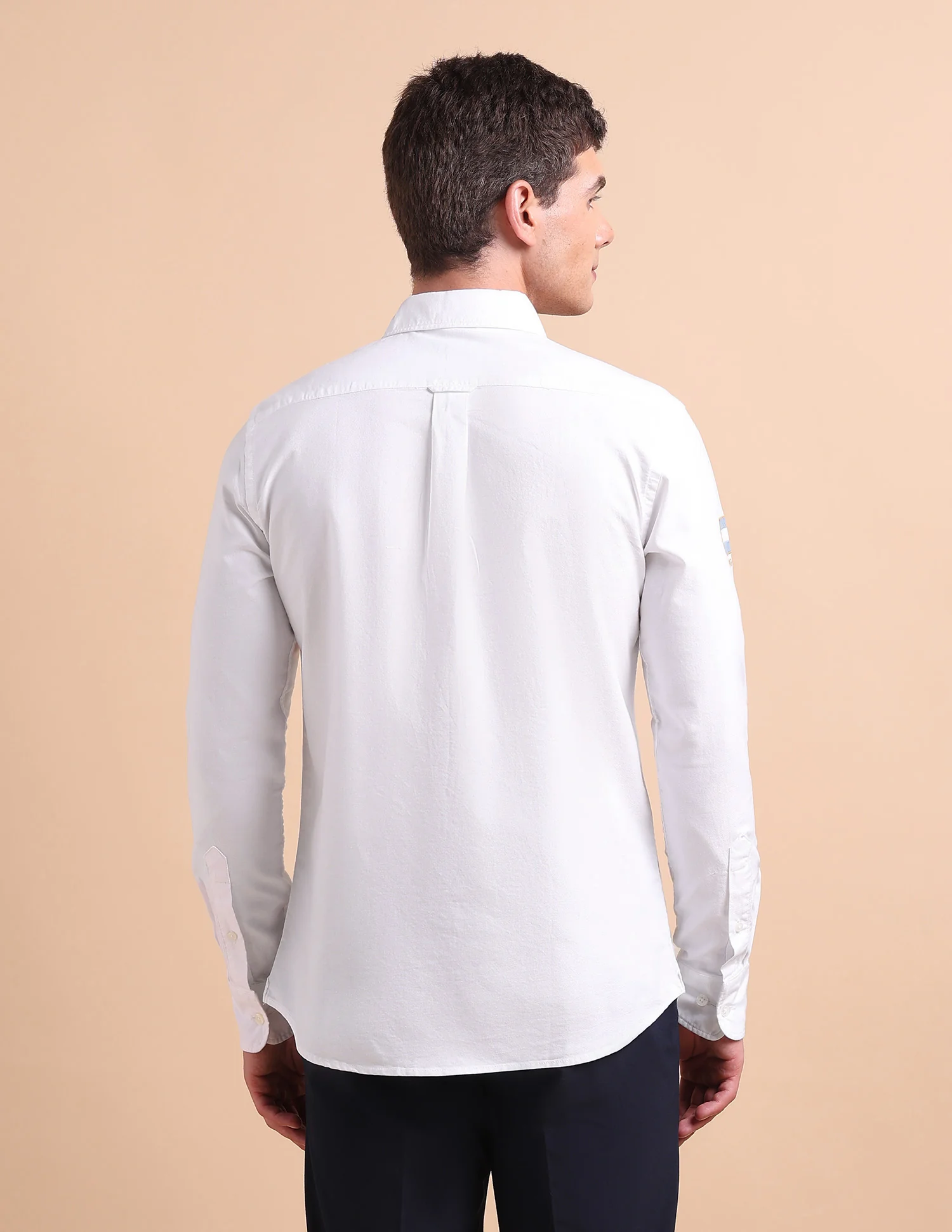 Pure Cotton Tailored Fit Oxford Shirt - Image 5