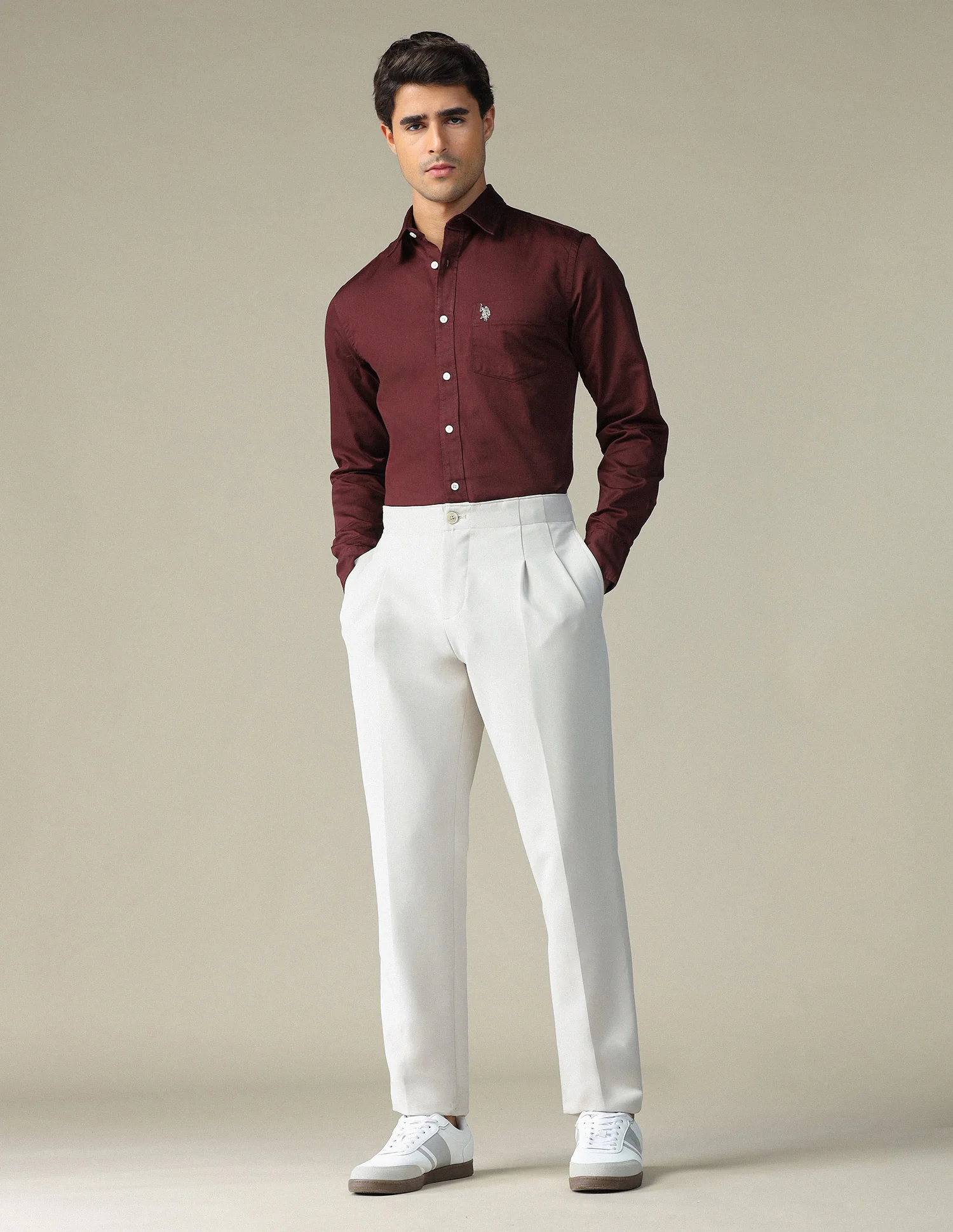 Pure Cotton Tailored Fit Shirt - Image 3
